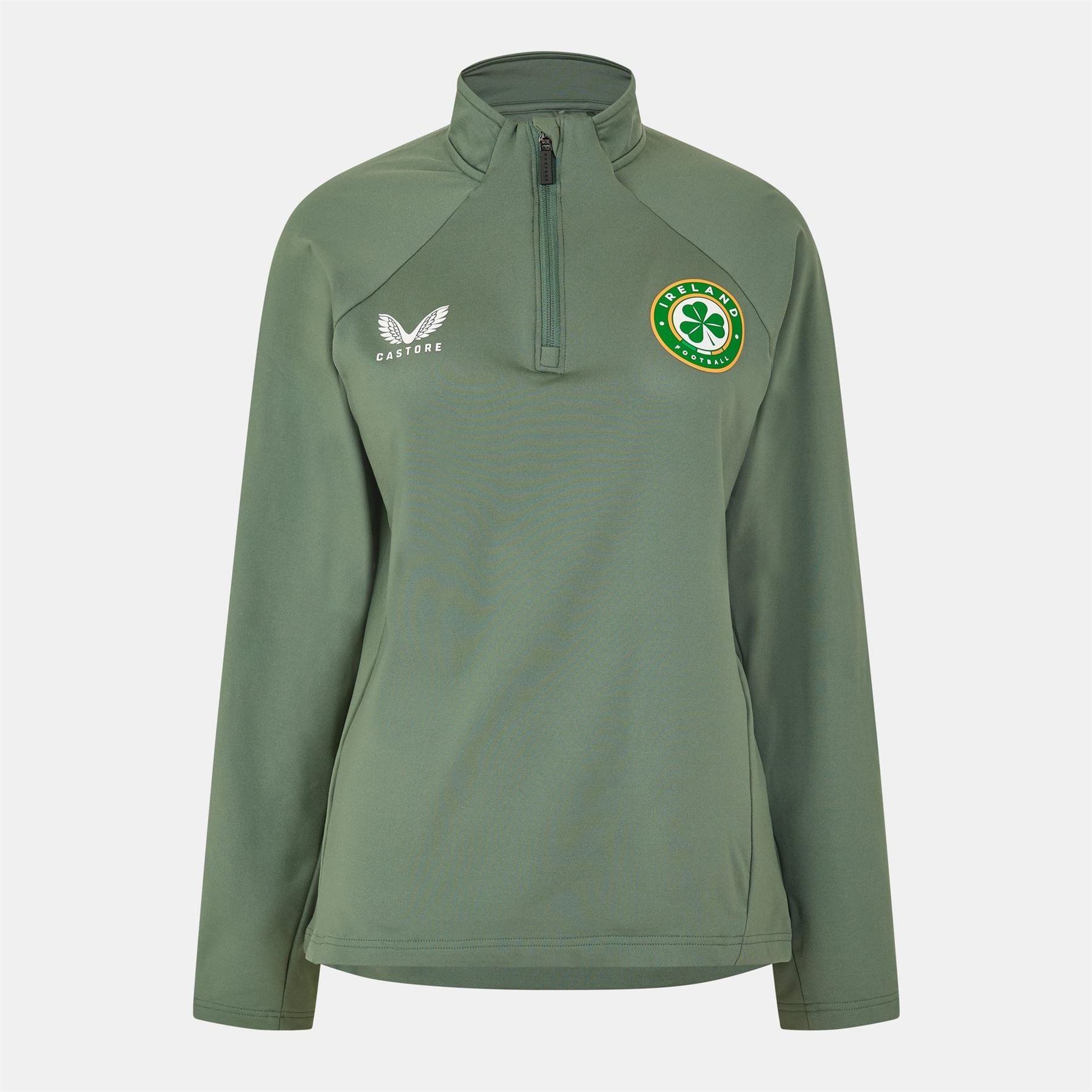 Castore Womens Ireland Quarter Zip Drill Top 2023