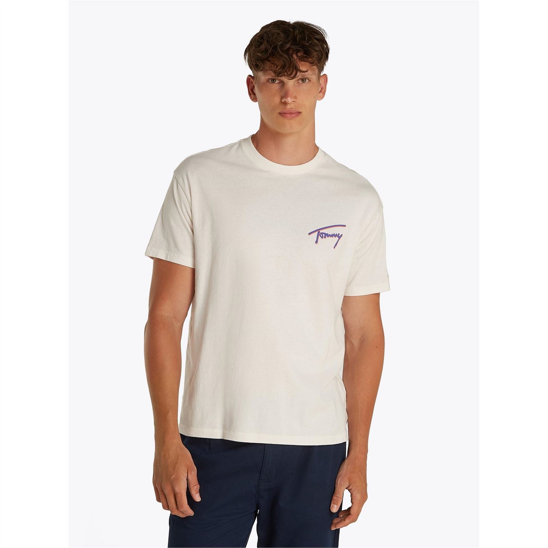 Tommy Jeans Timmy Regular Fit Lettering Graphic T-Shirt