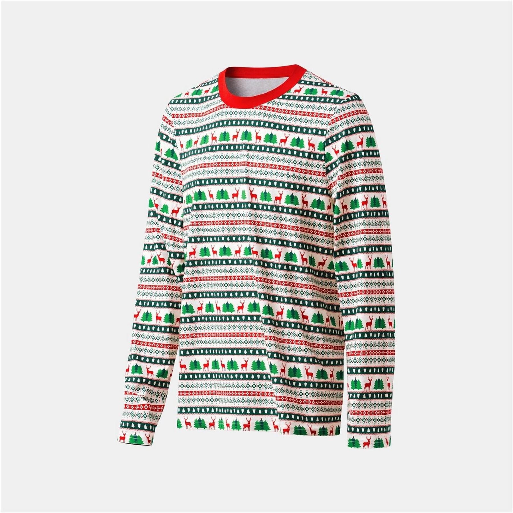 The Spirit Of Christmas Fairisle Xmas Family Cotton Pyjamas