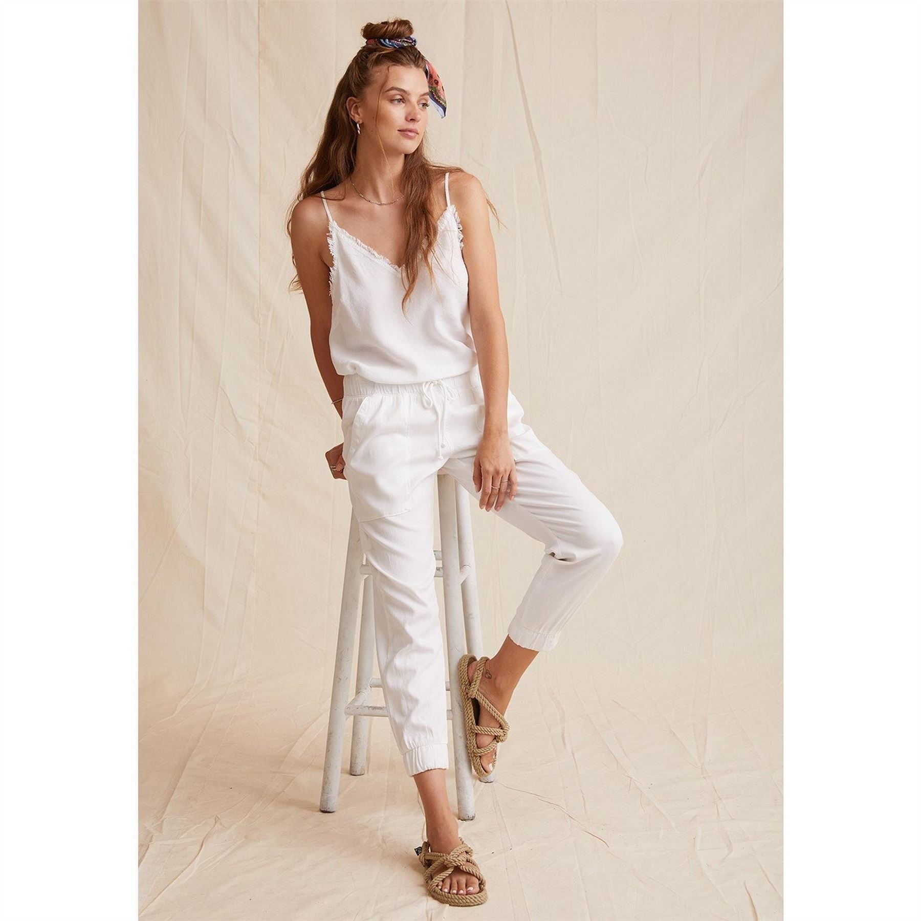 Bella Dahl Pocket Solid Patterned Slim Joggers