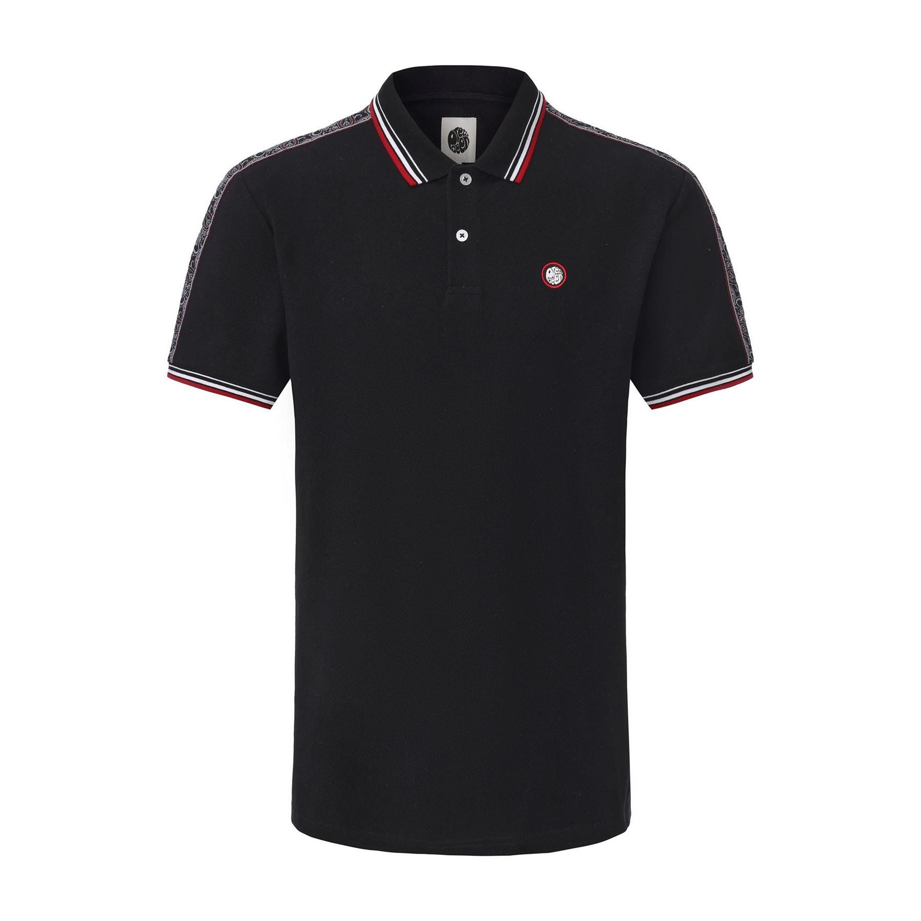 Pretty Green Mens Green Tape Polo