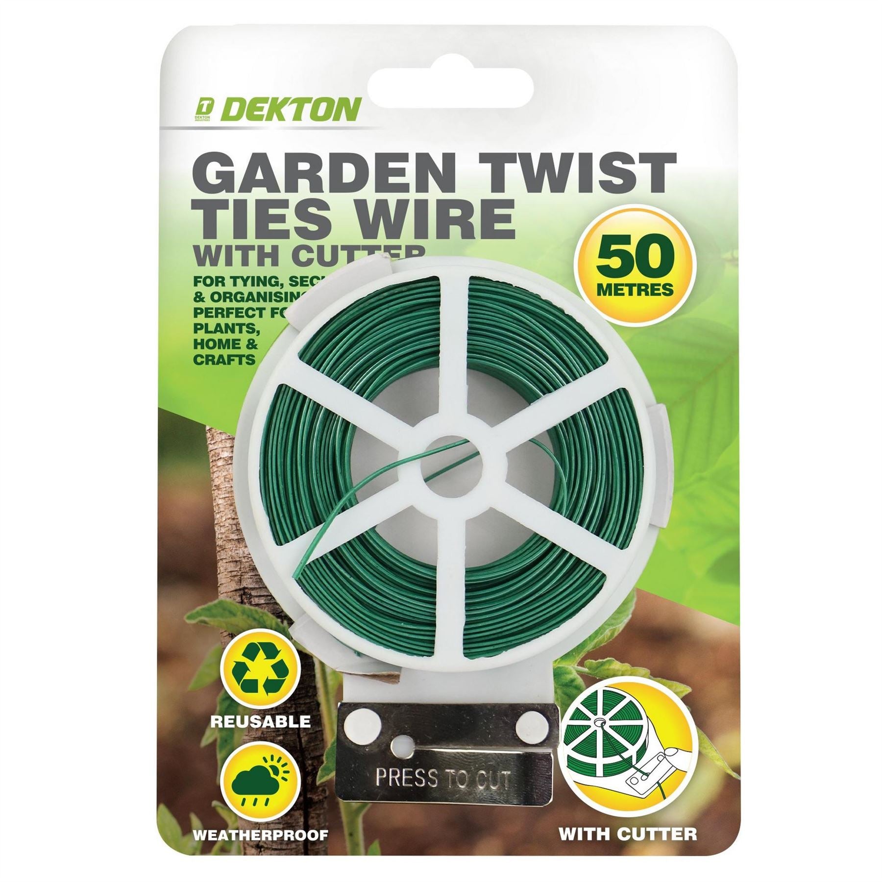 Dekton 50m Garden Twist Tie