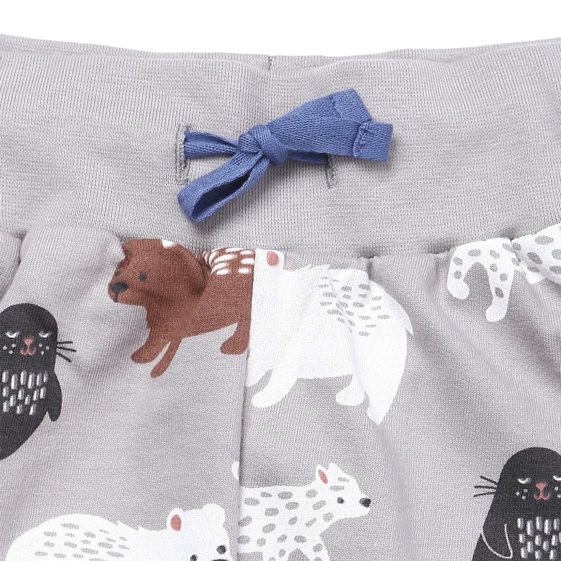 Lilly and Sid  And  Sid Multicoloured Mixed Animal Print Joggers