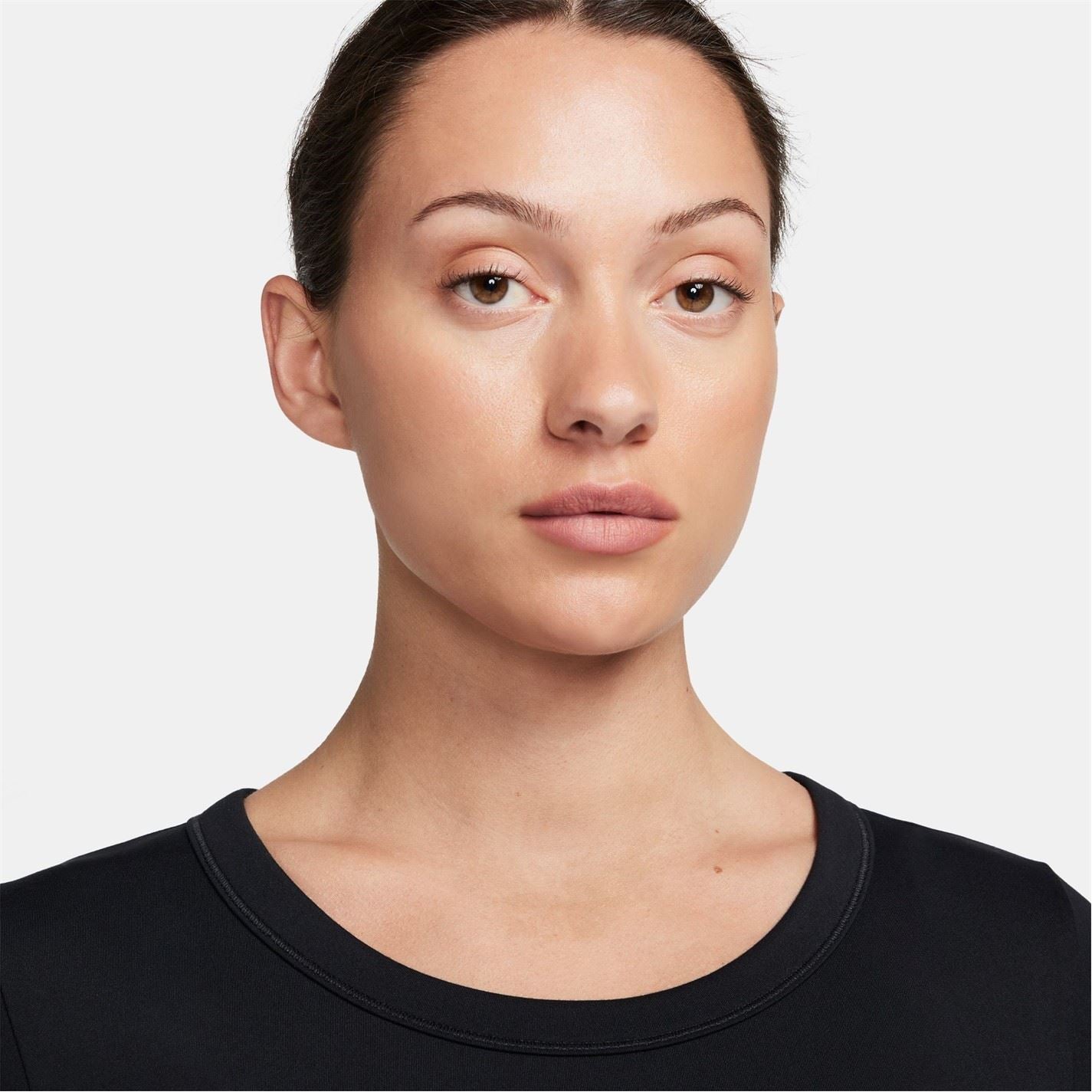 Nike Womens One Fitted Dri Fit Short Sleeve Top