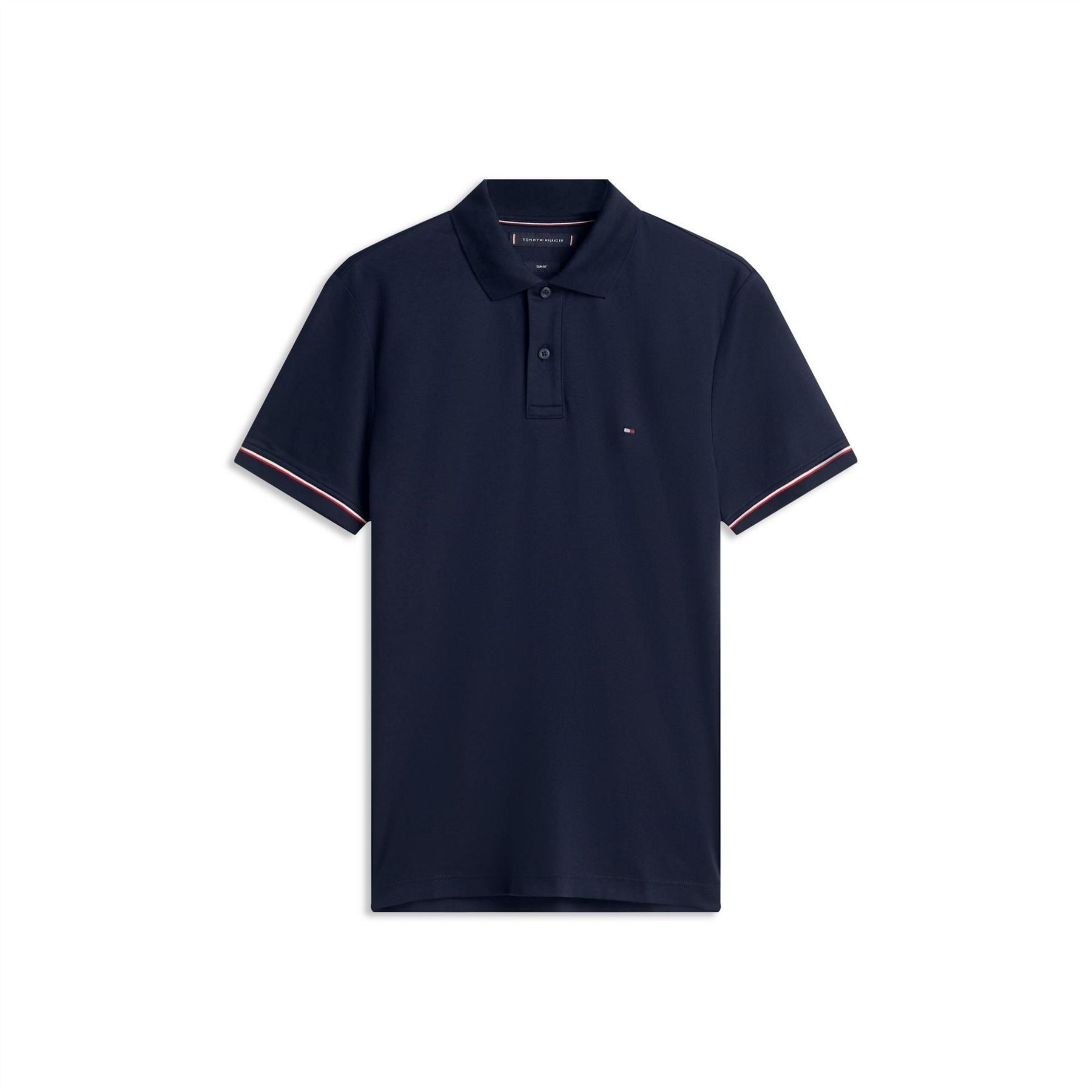 Tommy Hilfiger Liquidtip Collared Neck Short Sleeve Polo Shirt