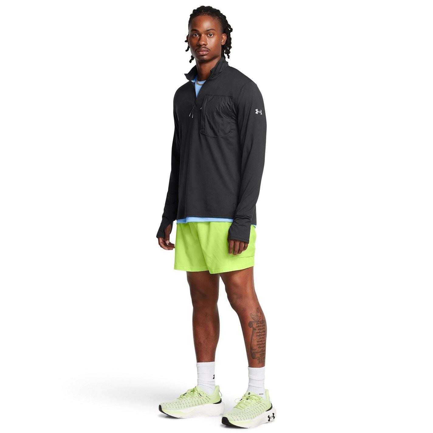 Under Armour Trail Zip Neck Long Sleeve Competition T-Shirt