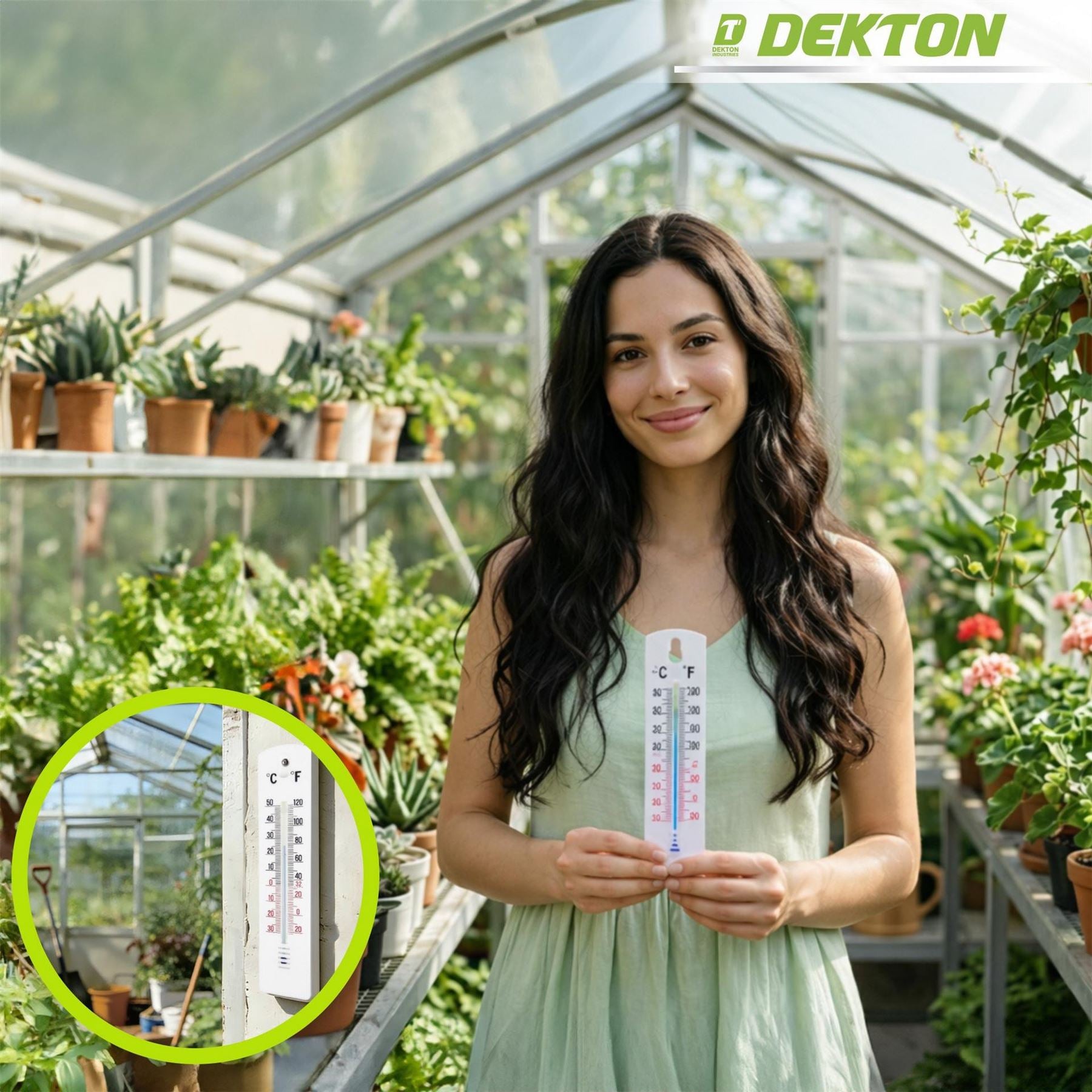 Dekton Garden Wall Thermometer