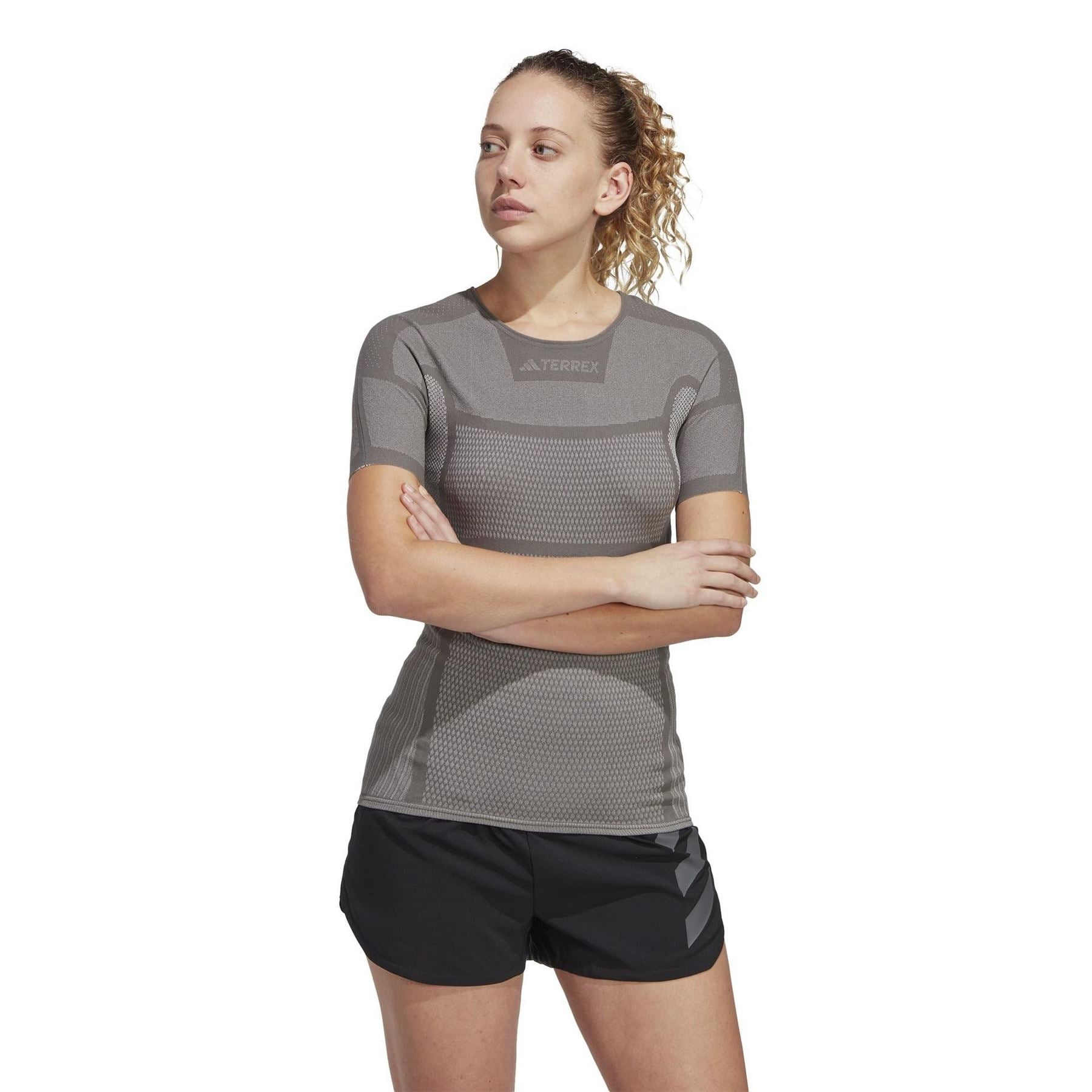 adidas Womens Terrex Drynamo Short Sleeve T-Shirt