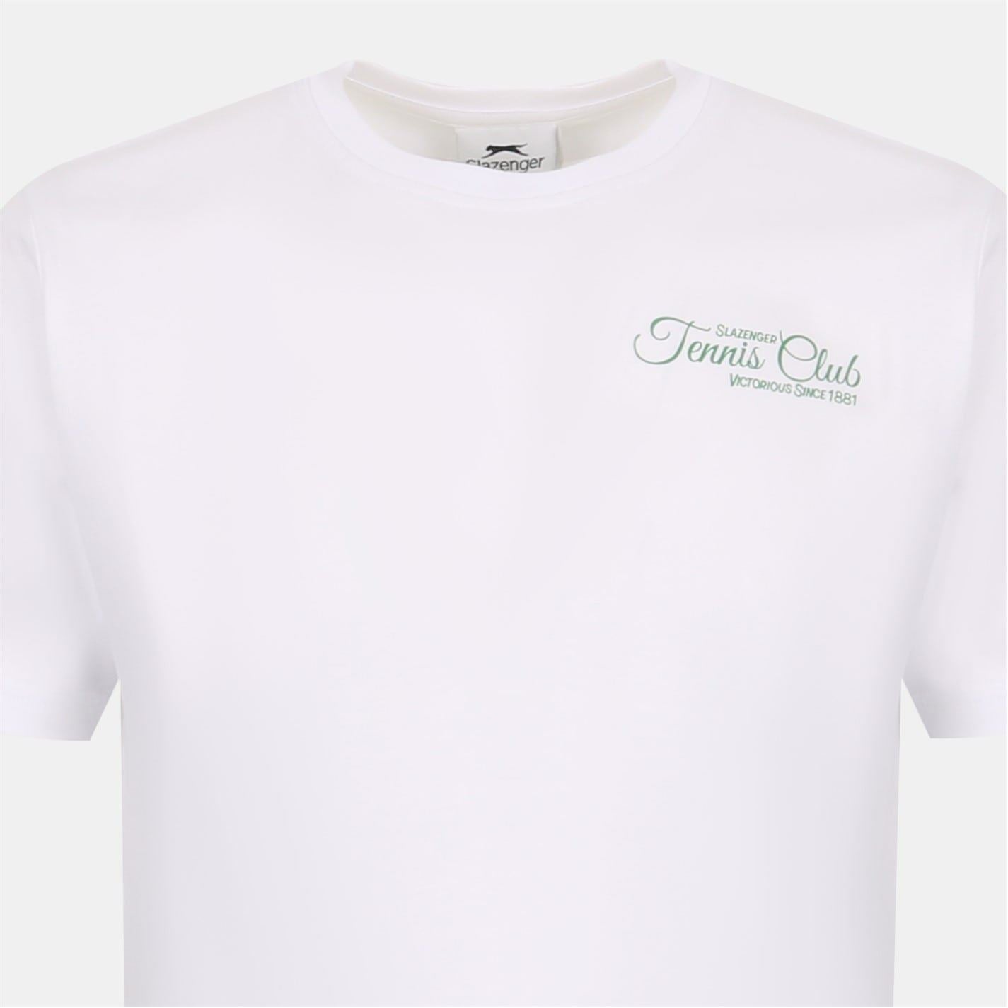 Slazenger Tennis Club Crew Neck Short Sleeve T-Shirt