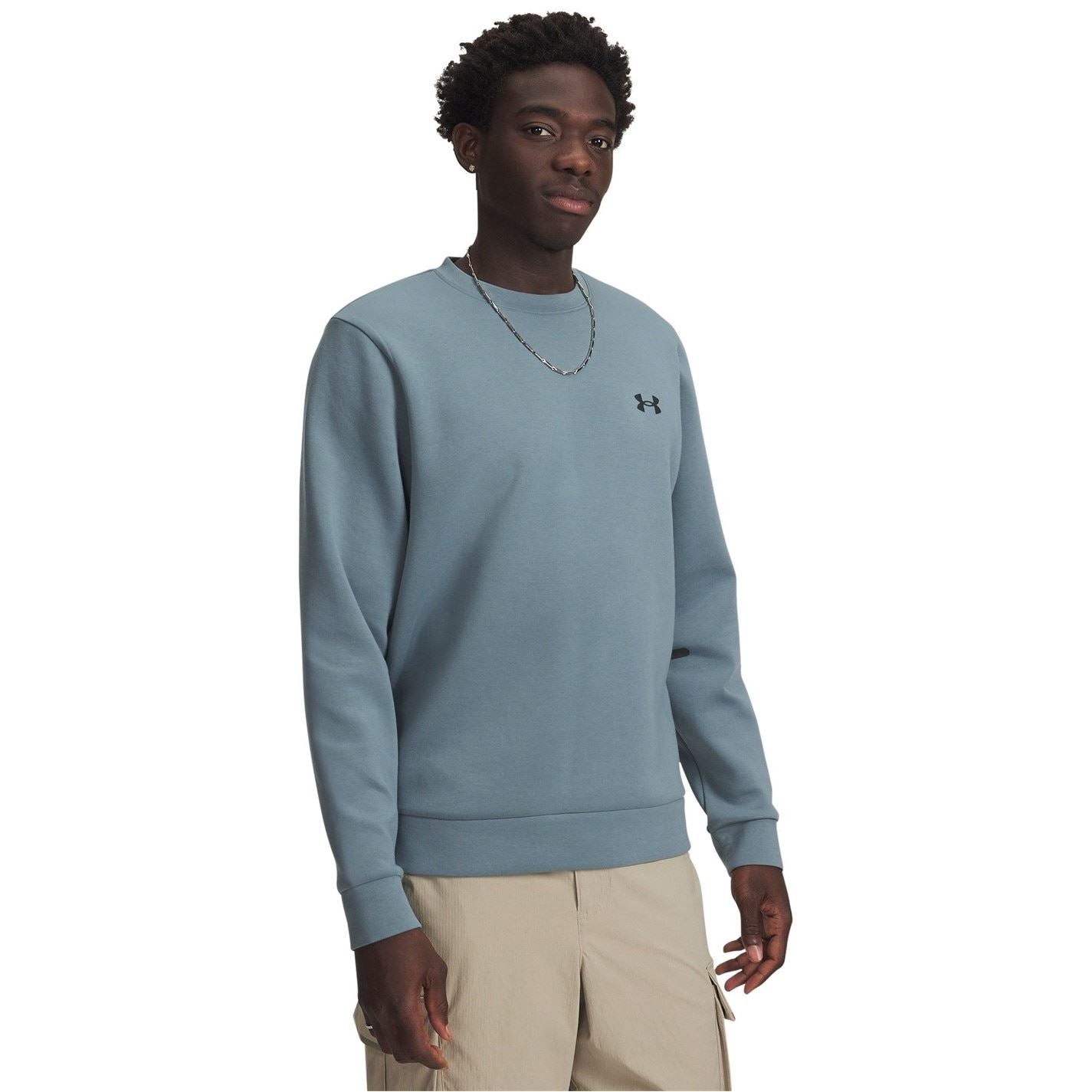 Under Armour Mens Armour Ua Unstoppable Fleece Crew Eu Sweatshirt
