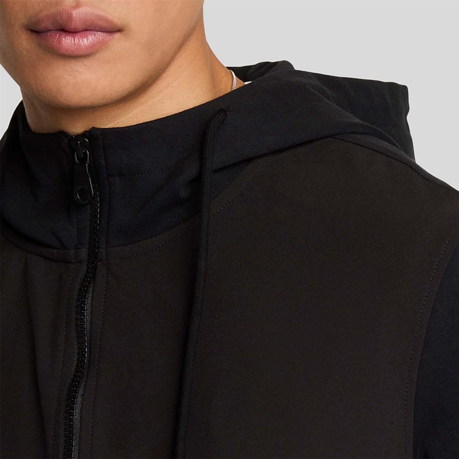 Lyle and Scott Hybrid Zip Through Hoodie