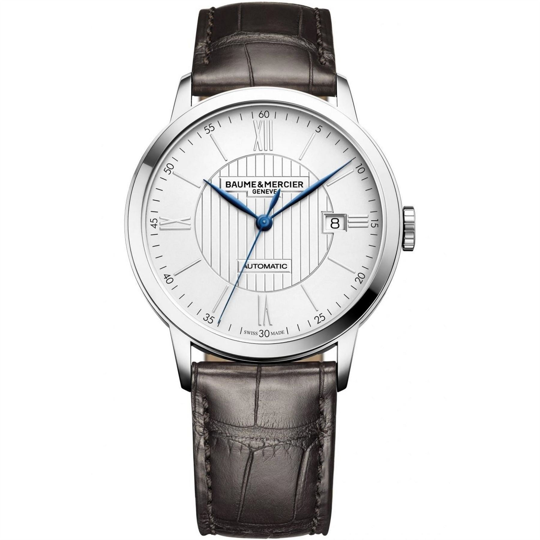Baume and Mercier Classima Automatic Dress Alligator Leather Analogue Watch