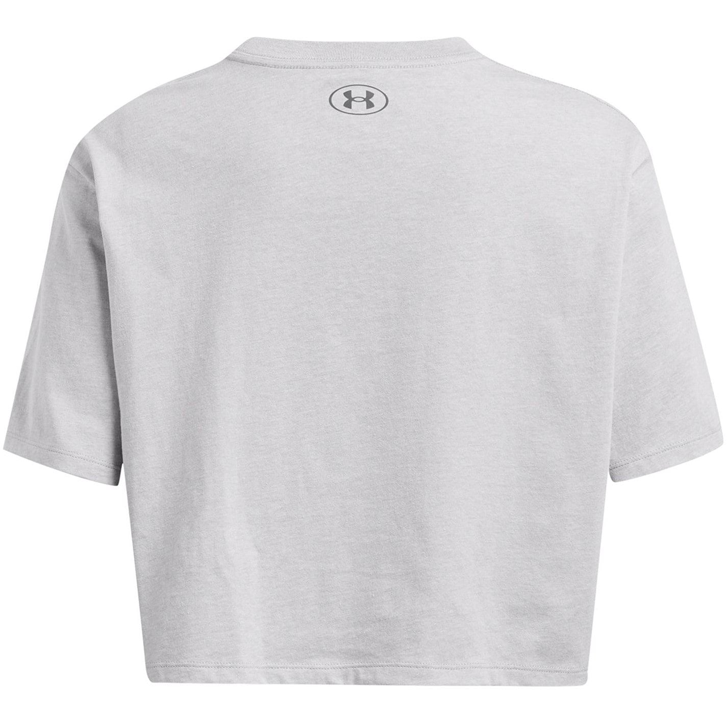 Under Armour Boxy Fit Crew Neck Short Sleeve Crop T-Shirt