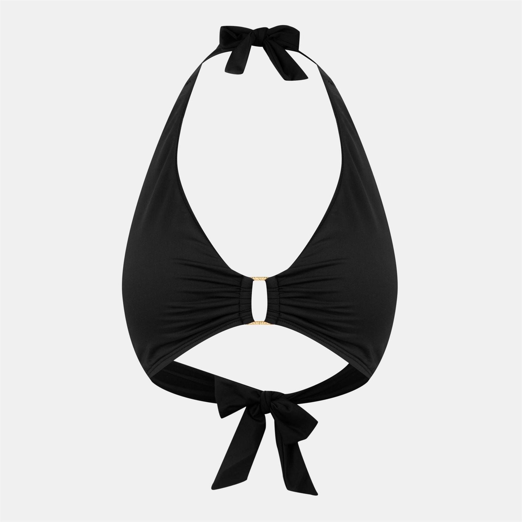 Lauren by Ralph Lauren Front Halter Bikini Top