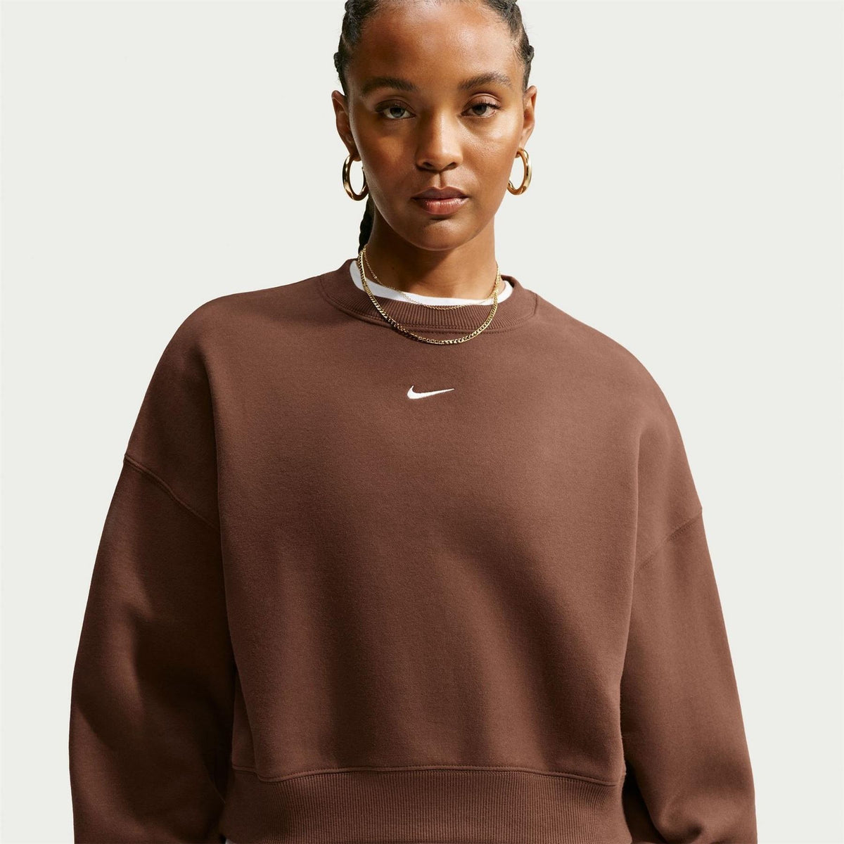 Nike Womens Sportswear Phoenix Fleece Over Oversized Crewneck Sweatshirt