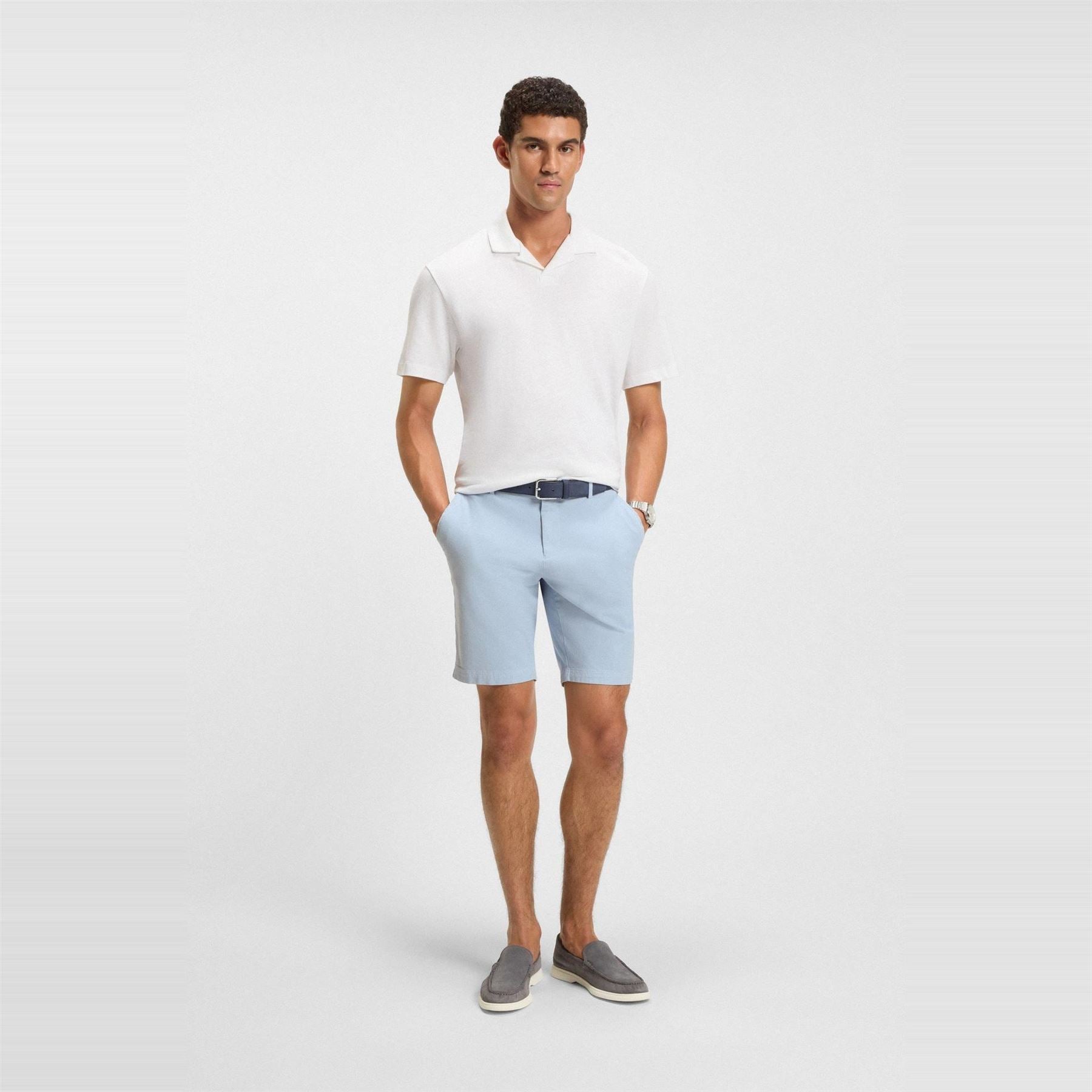 Boss Slice Solid Bermuda Shorts