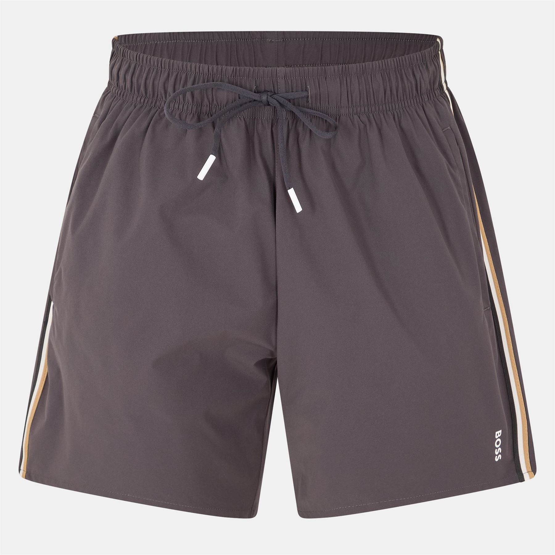Boss Iconic Solid Patterned Regular Fit Swim Trunk