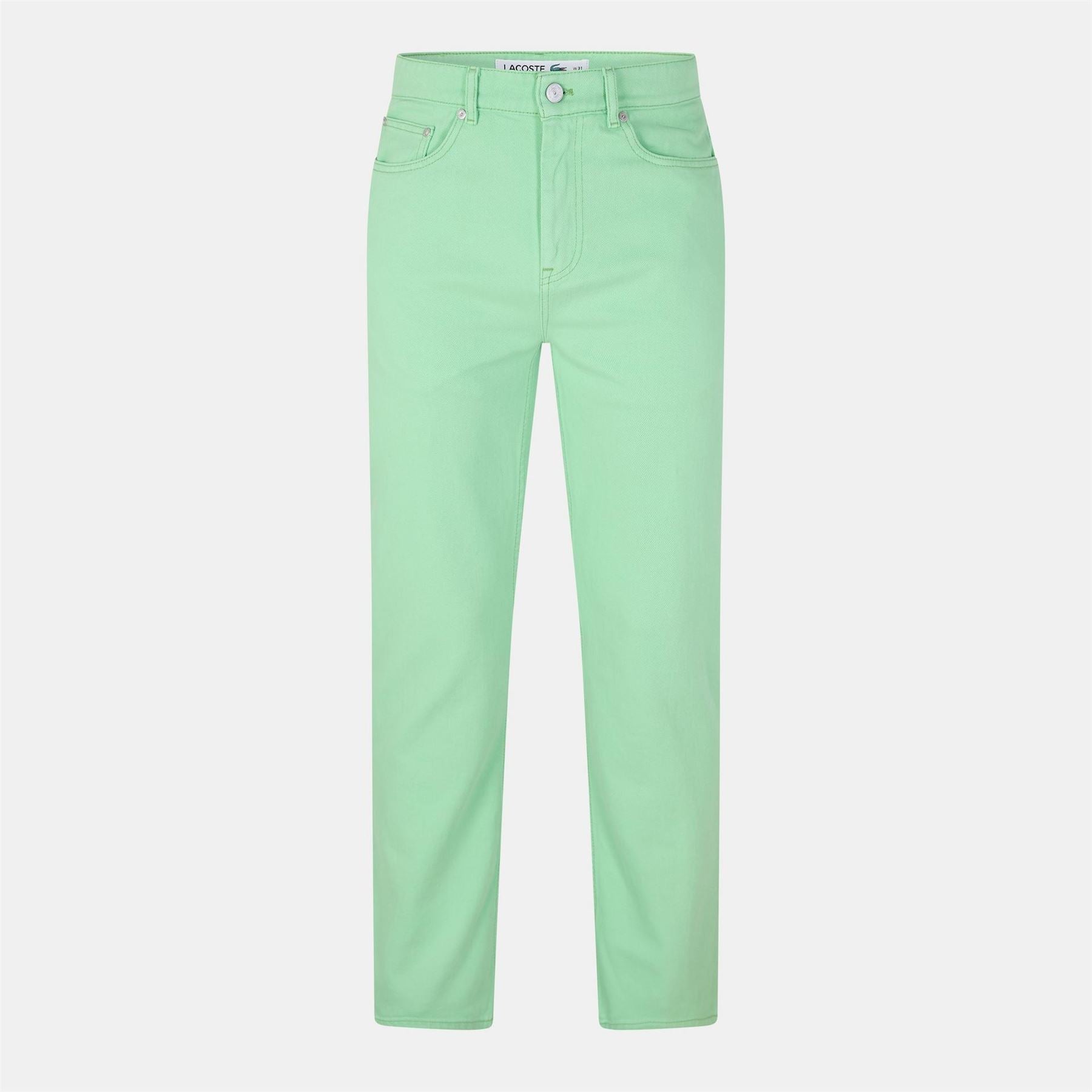 Lacoste Five Pocket Solid Patterned Straight Trousers