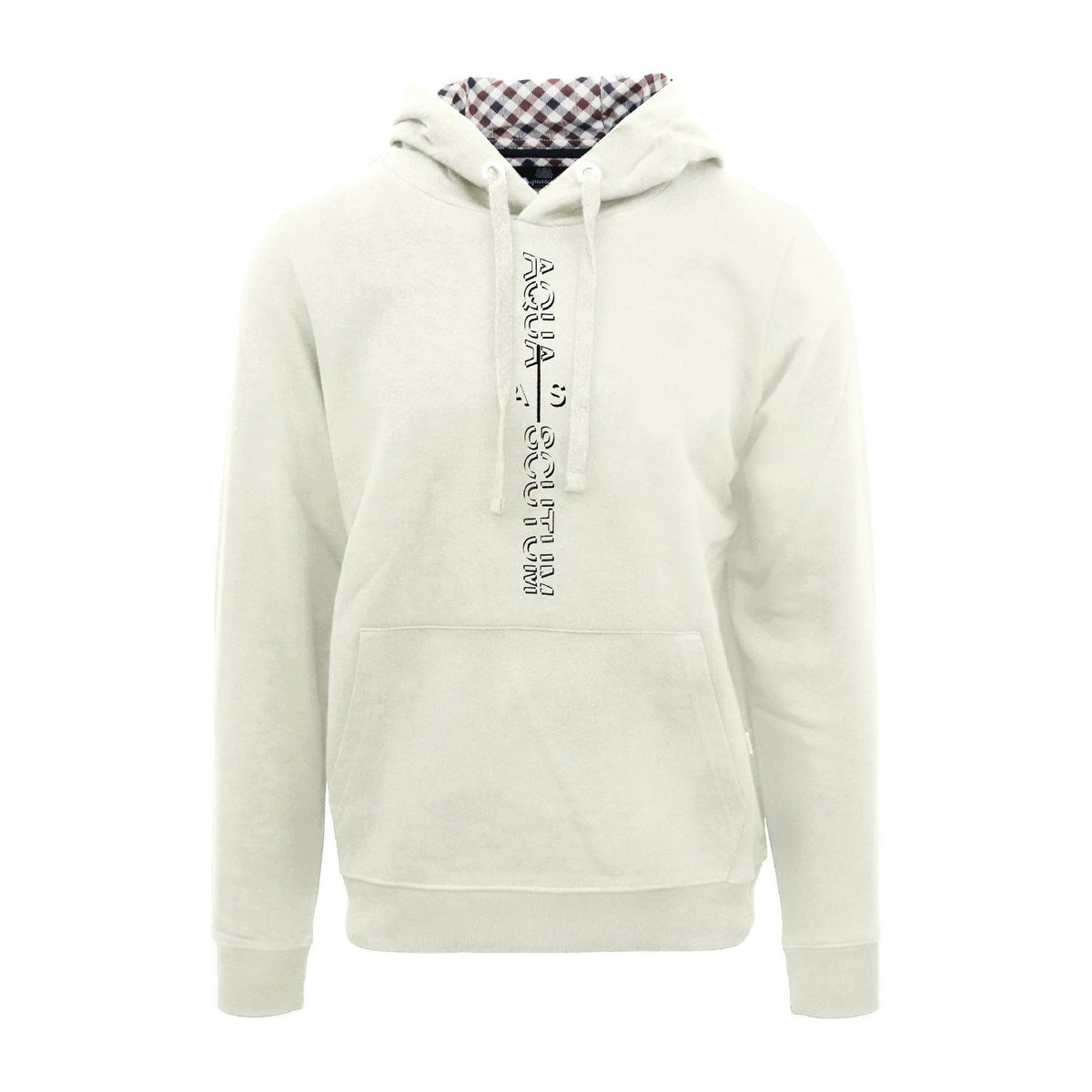 Aquascutum Lacoste Lettering Hooded Neck Long Sleeve Sweatshirt