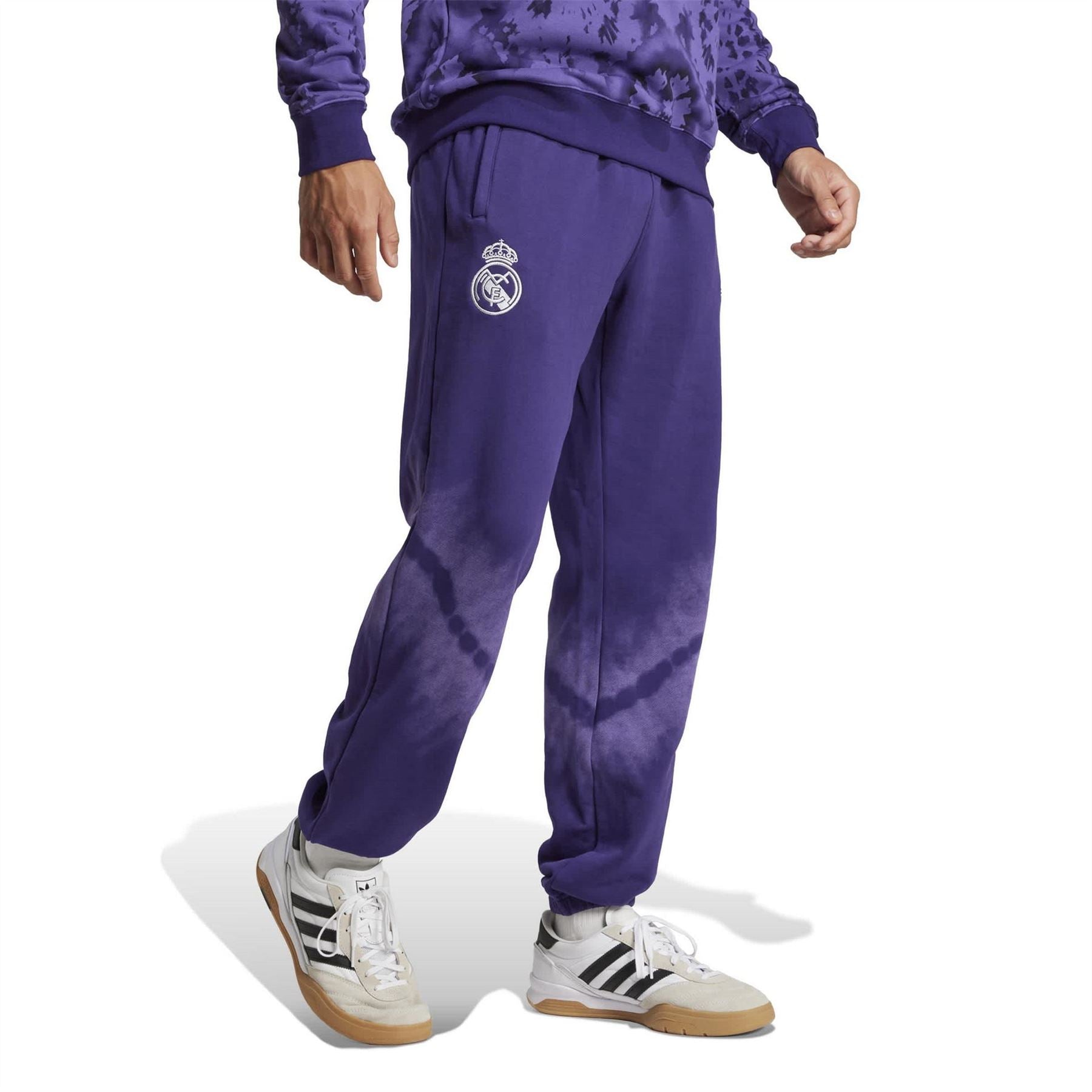 adidas Mens Real Madrid Tracksuit Bottoms