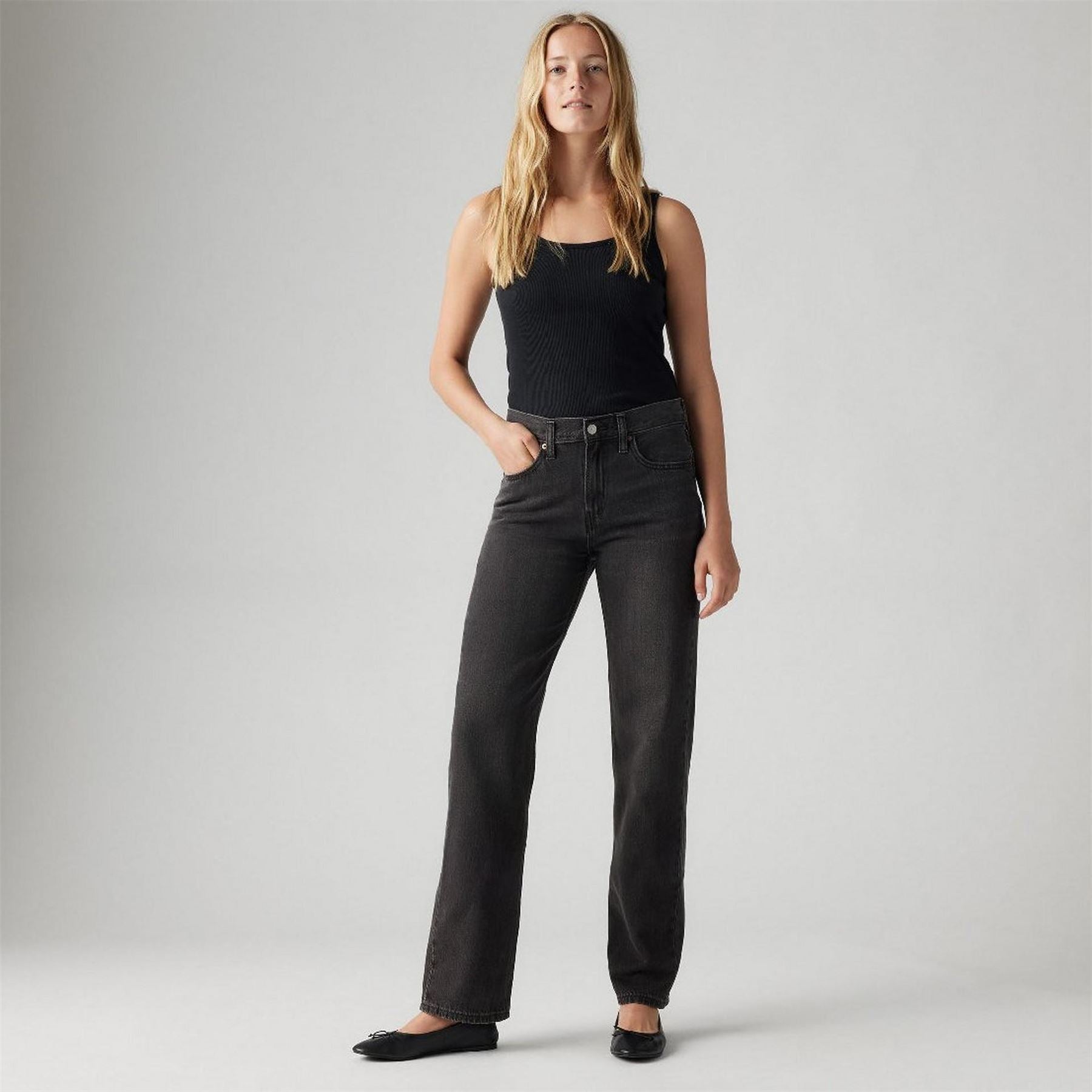 Levis Low Pro Low Rise Straight Leg Jeans