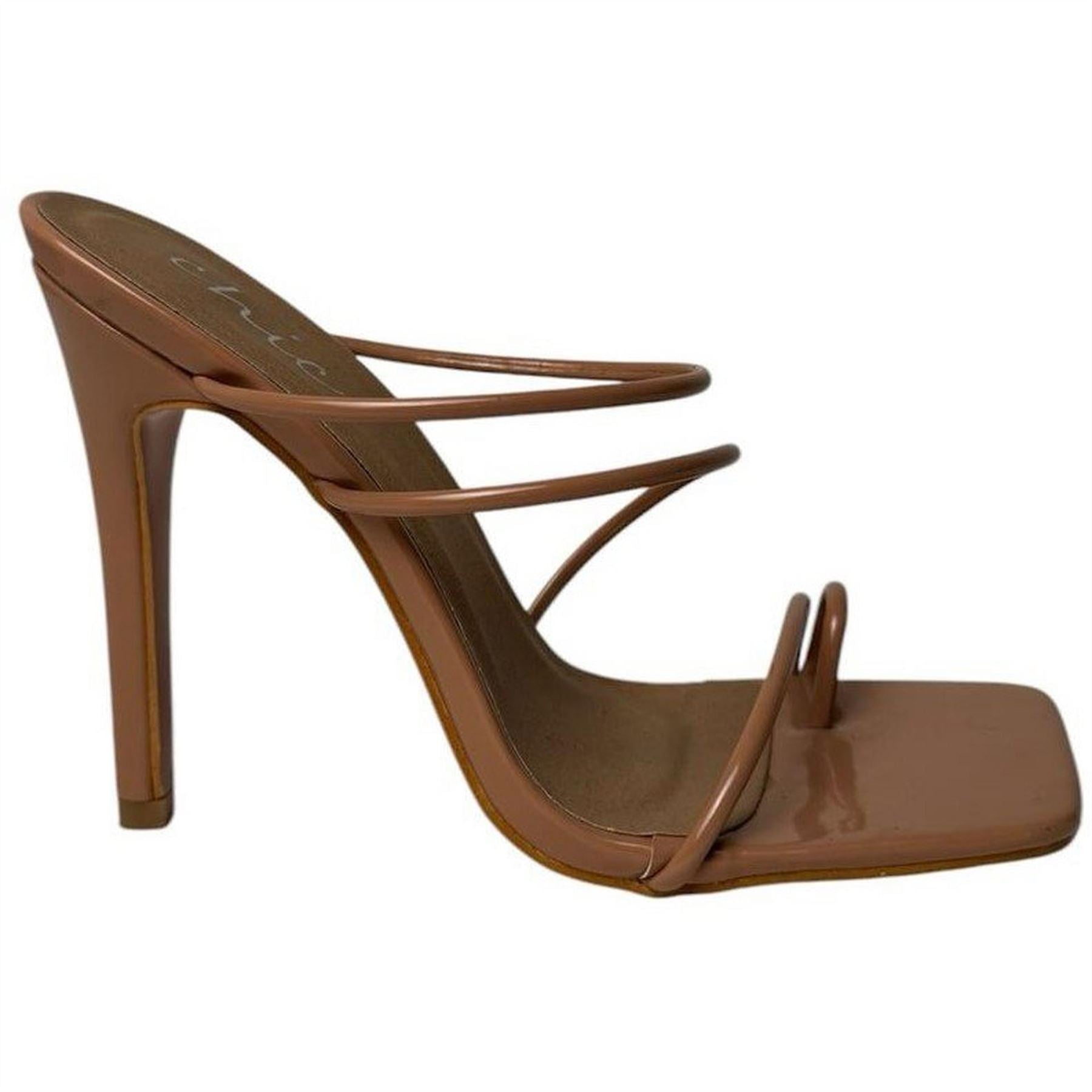Chic Toe Loop High Heel Stiletto Sandals