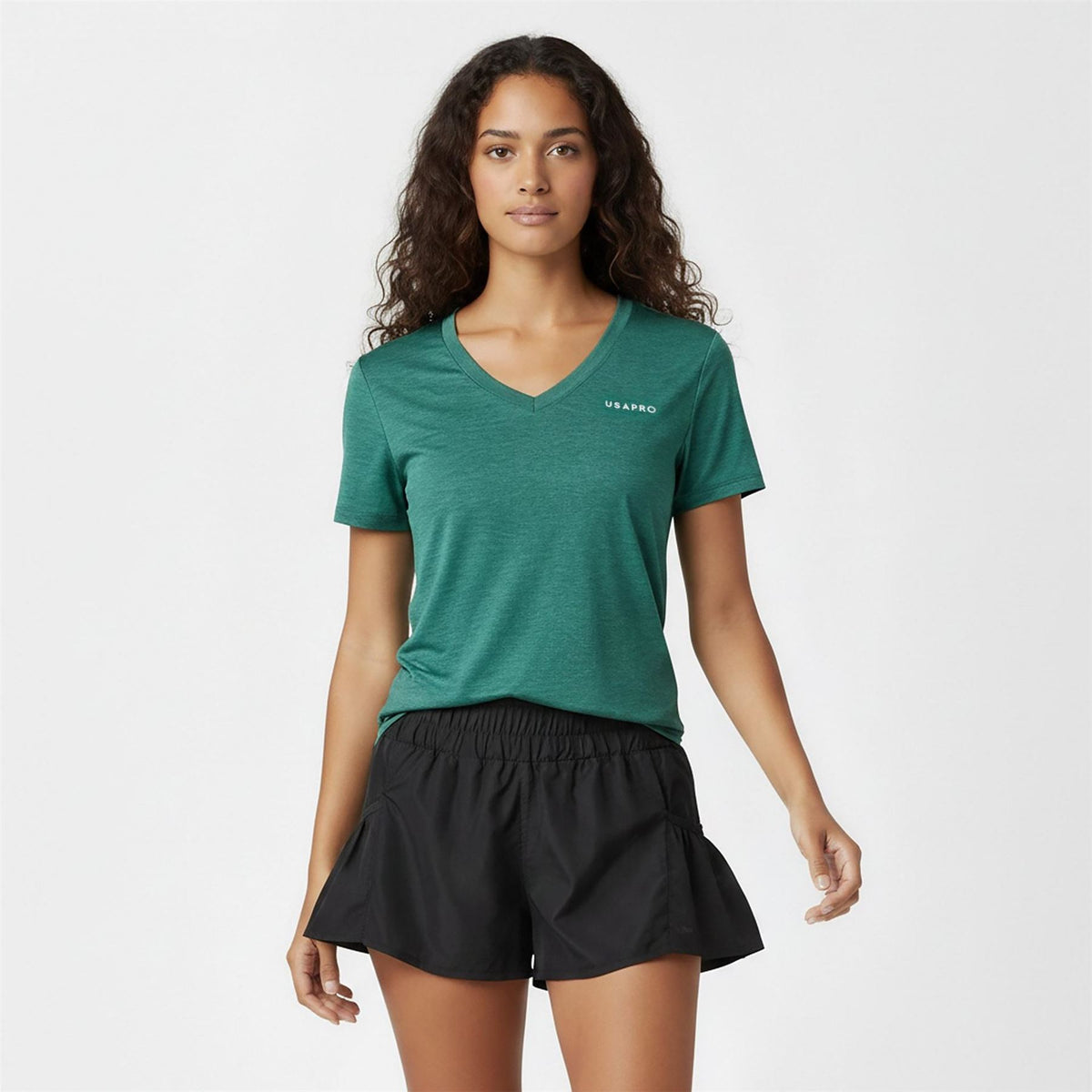 USA Pro USA Pro Tech V Tee Ladies