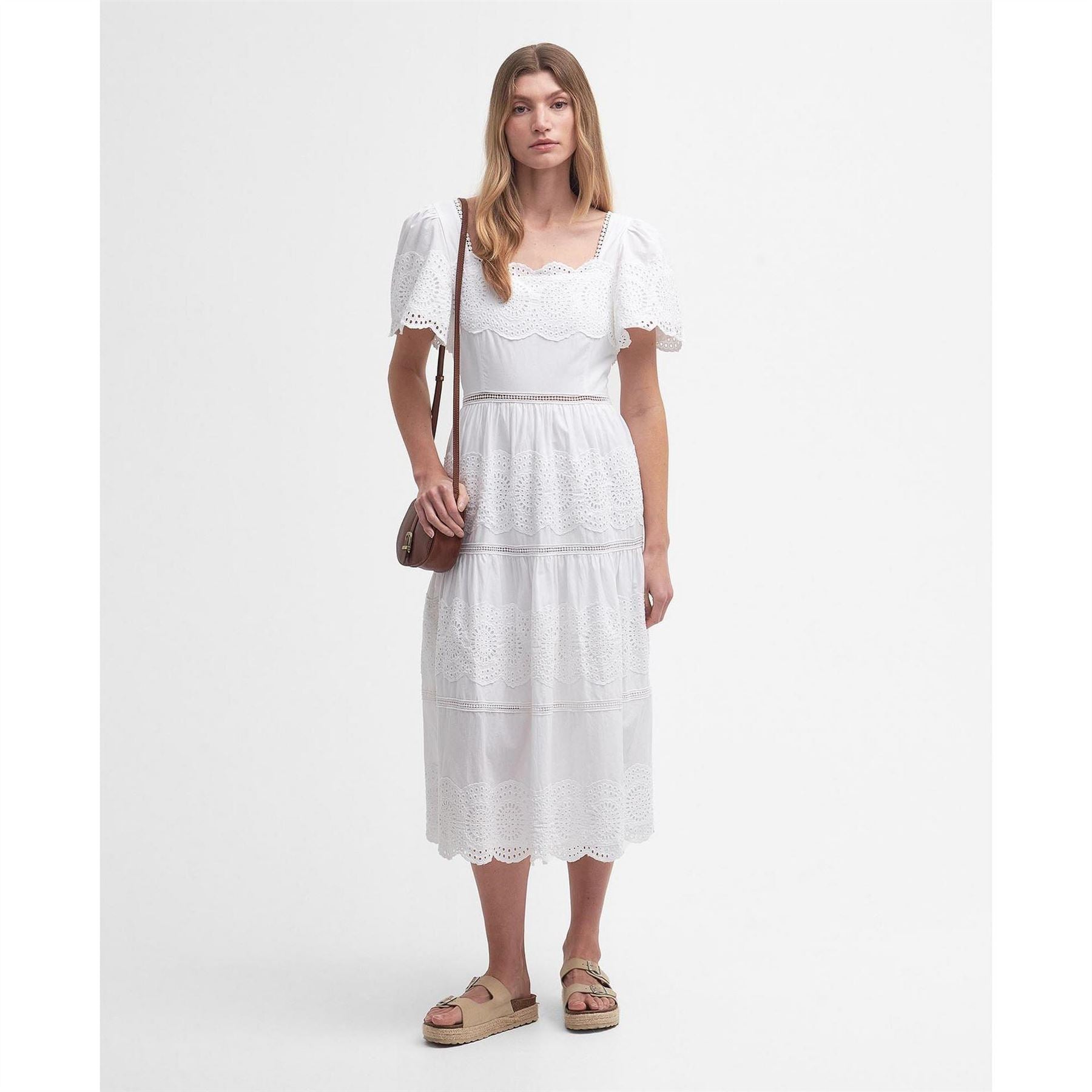 Barbour Broderie Midi Dress