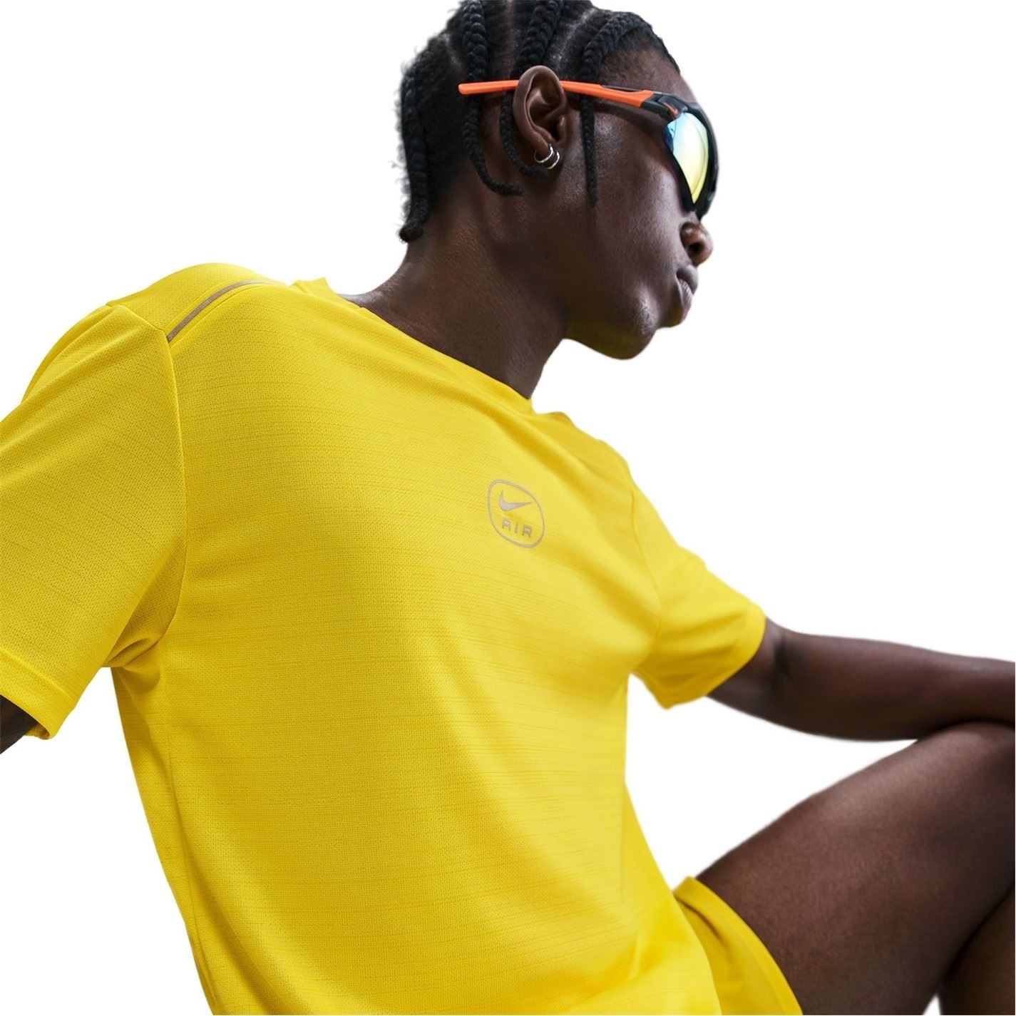 Nike Air Run Athletic Regular Fit T-Shirt