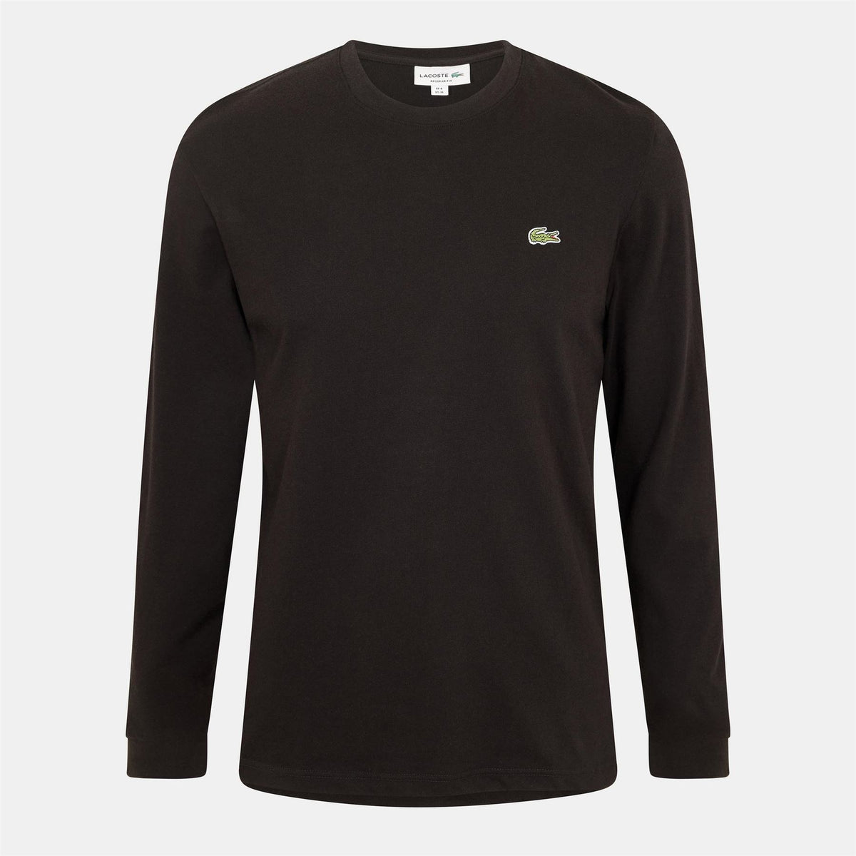 Lacoste Crocodile Logo Crew Neck Long Sleeve Jersey T-Shirt