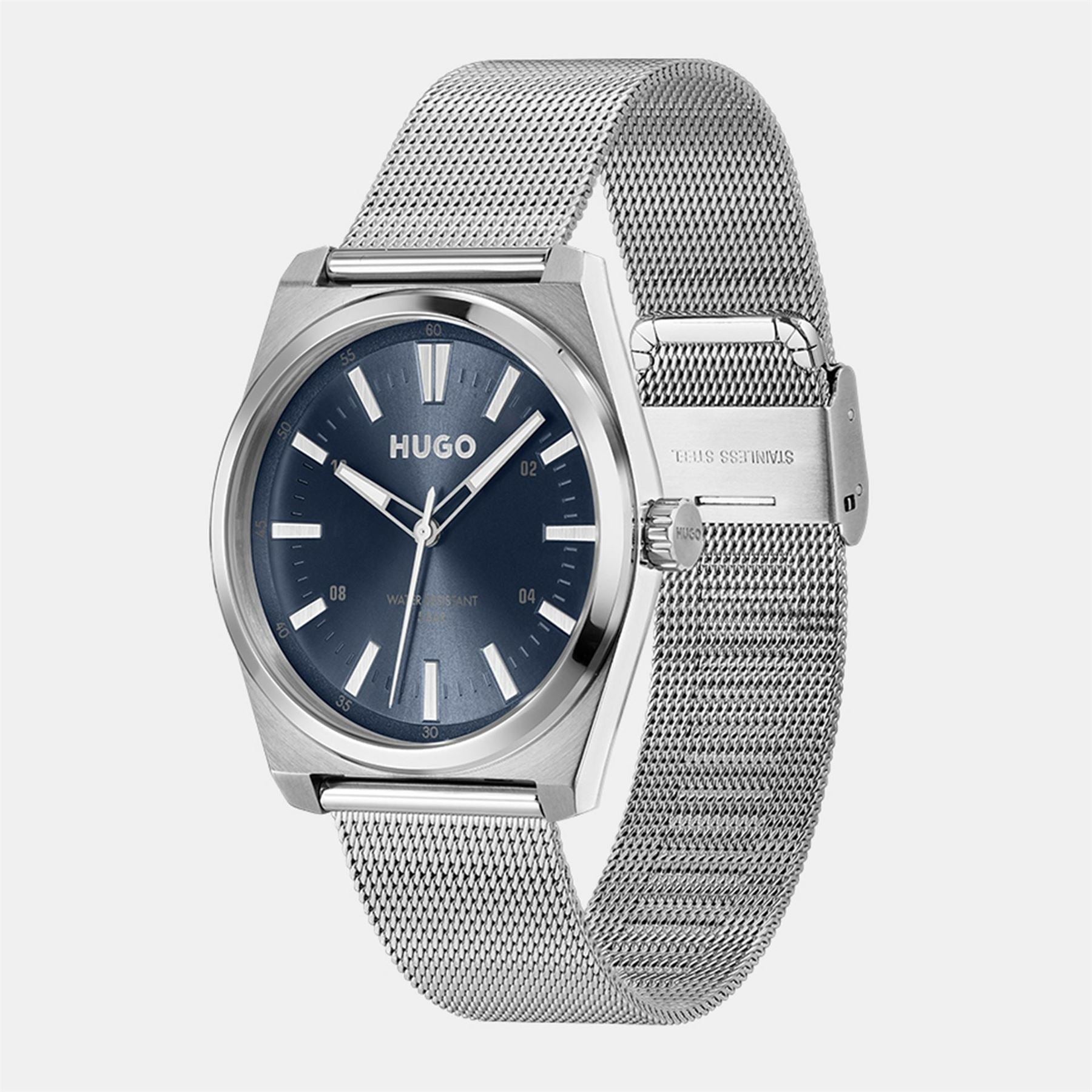Hugo HUGO #ARK Black Leather Strap Watch