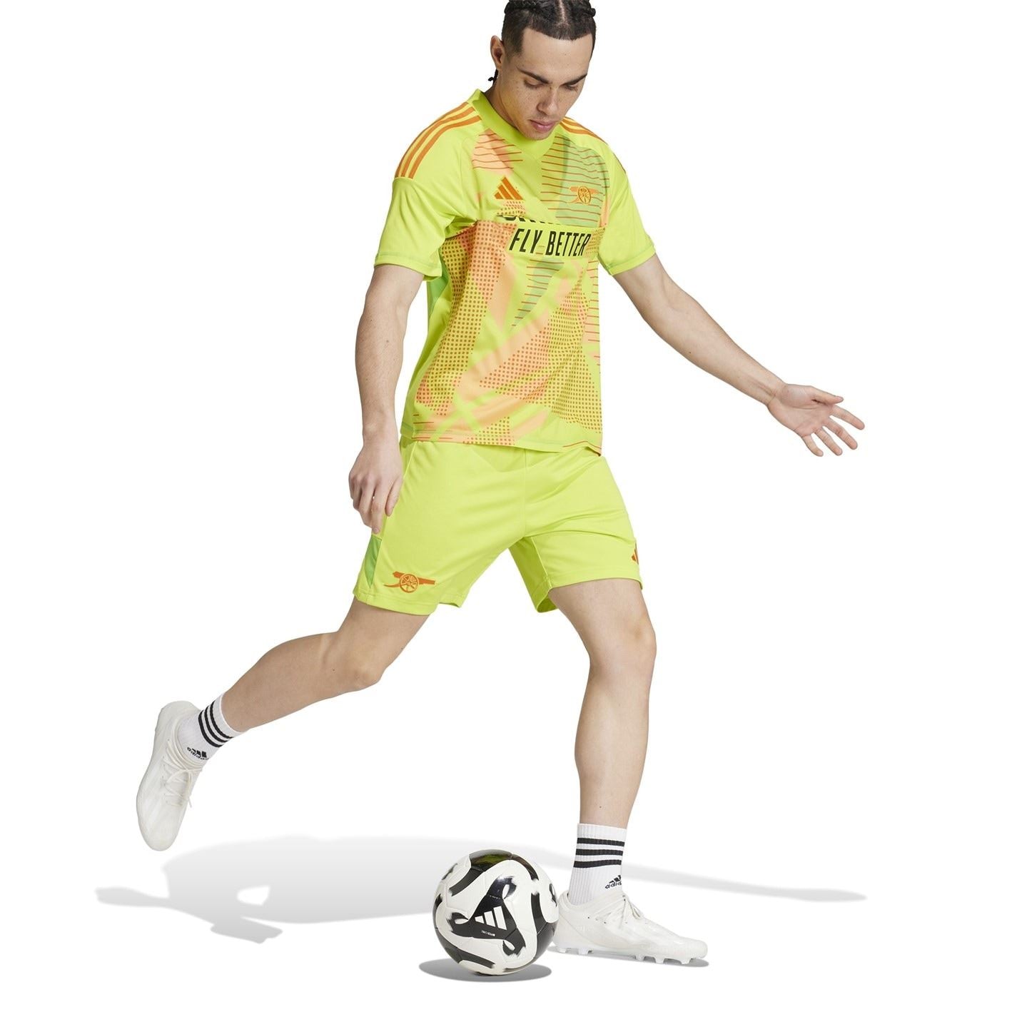 adidas Arsenal Goalkeeper Shorts 2024 2025 Adults