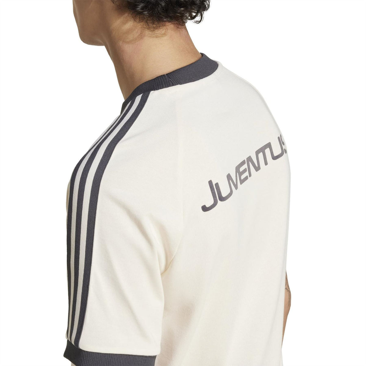 adidas Juventus Originals 3 Stripe T-Shirt Adults