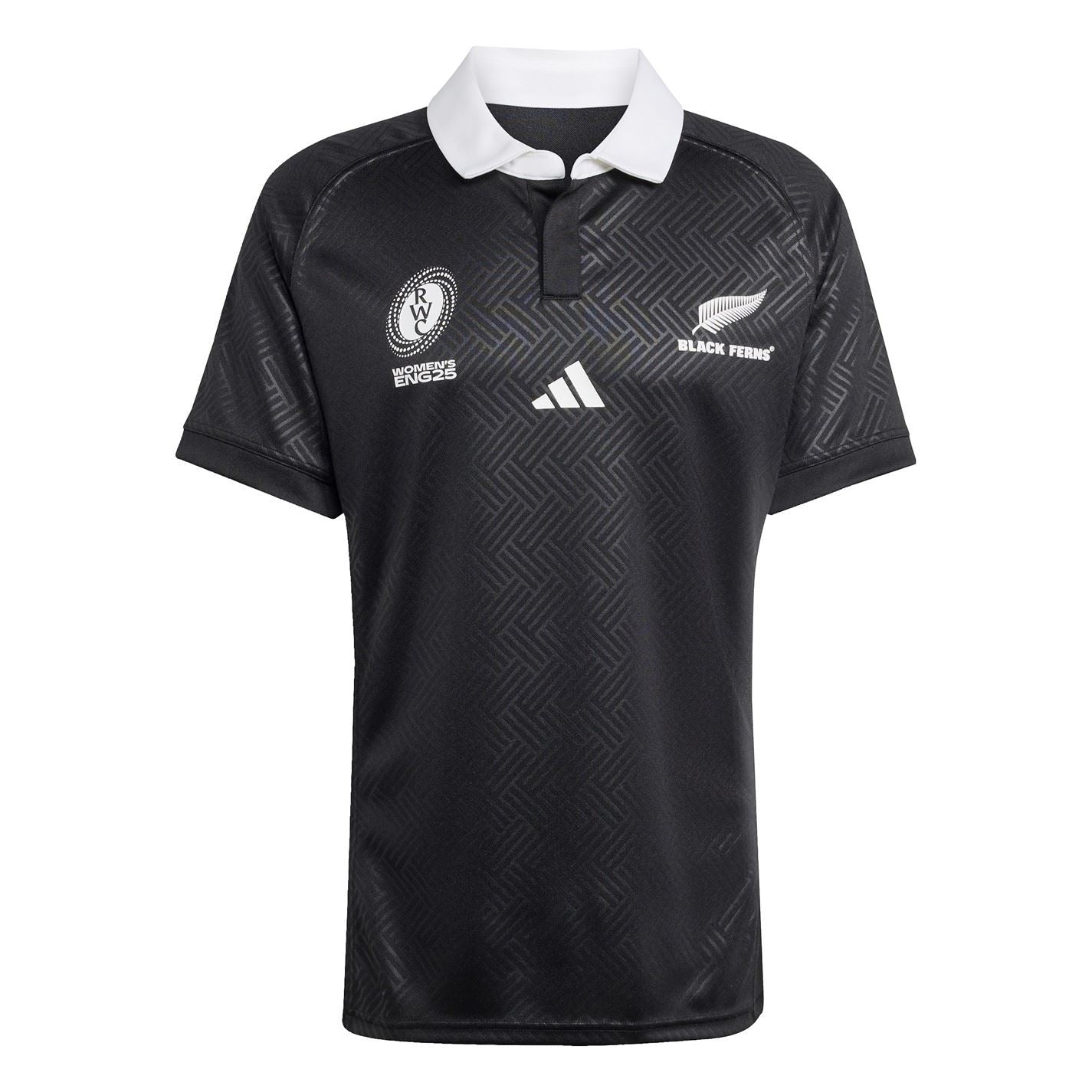 adidas Black Ferns World Cup Home Shirt 2025 Adults