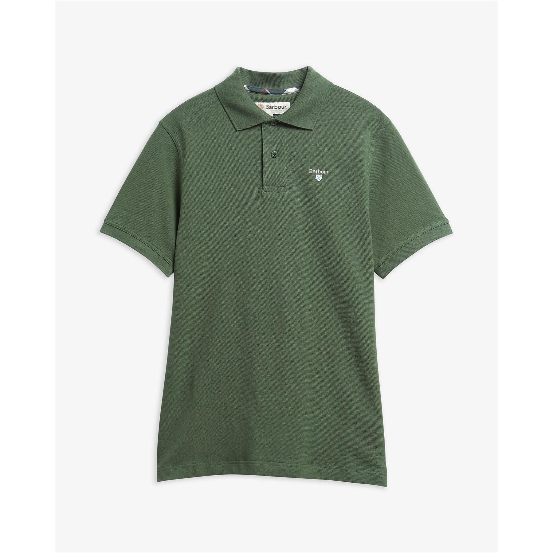 Barbour Tartan Pique Polo Shirt
