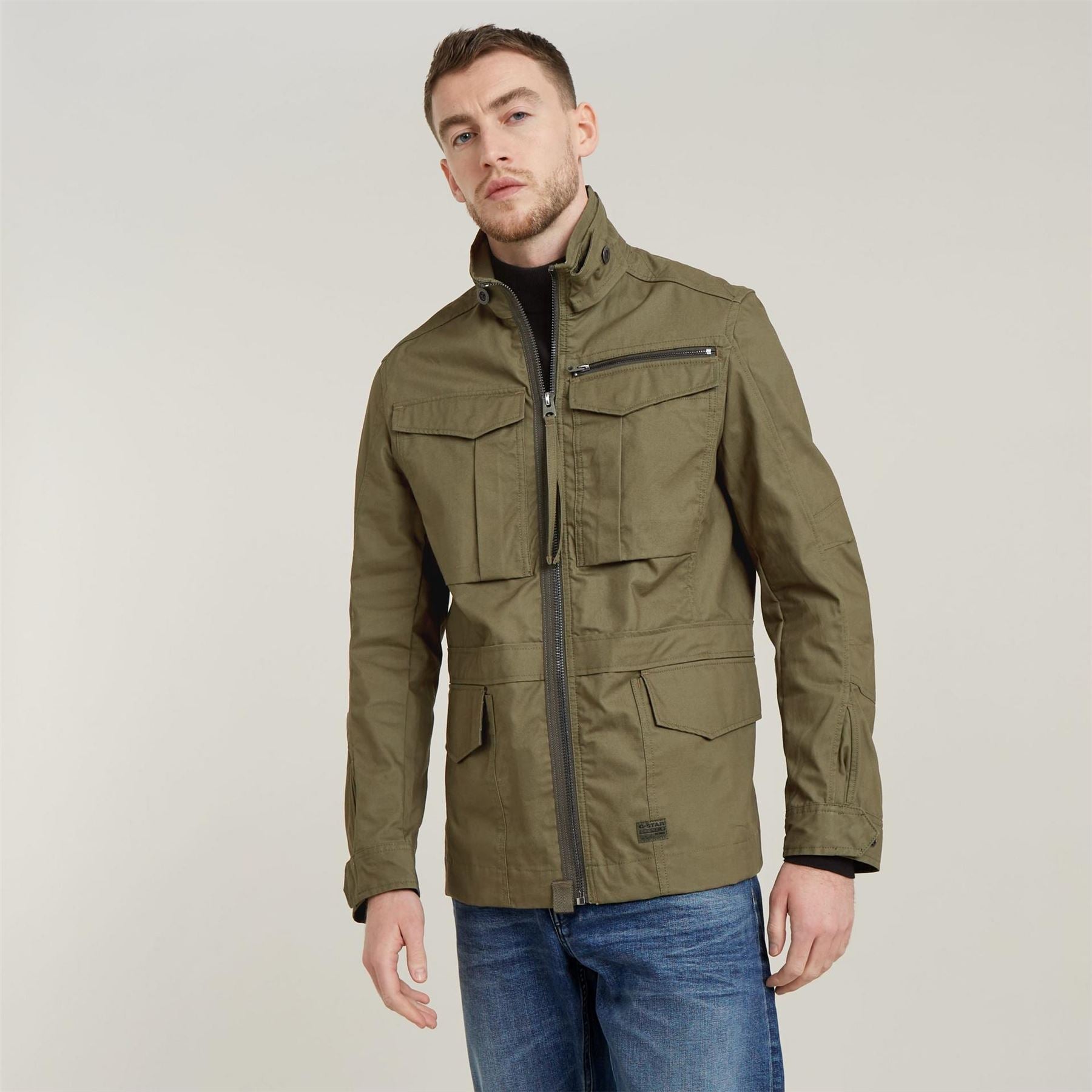 G Star Rovic Field Jacket High Neck