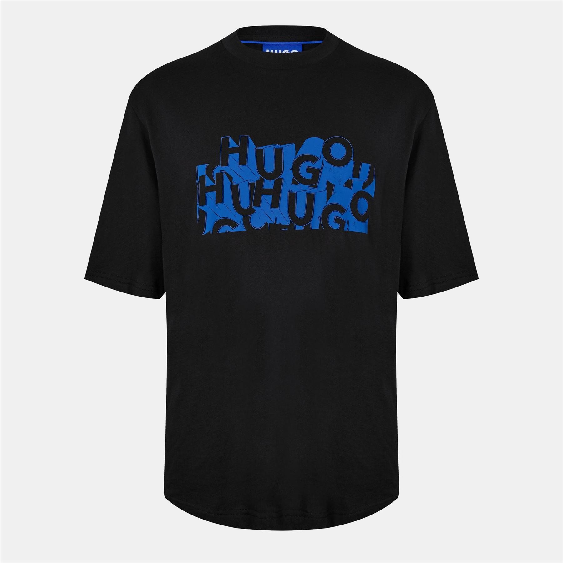 Hugo Regular Fit Crew Neck Lettering T-Shirt