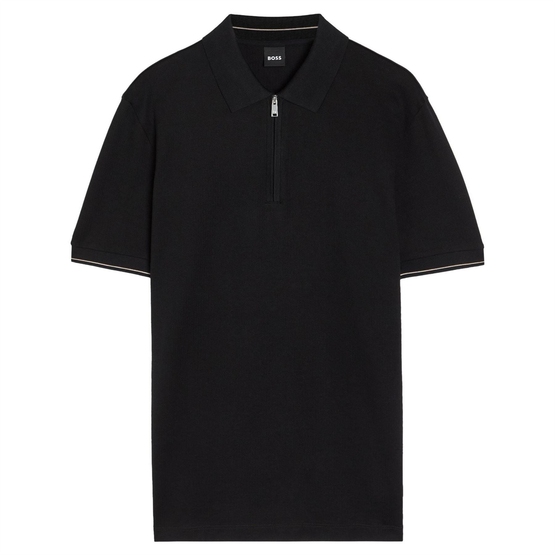 Boss Pei Zip Polo ss