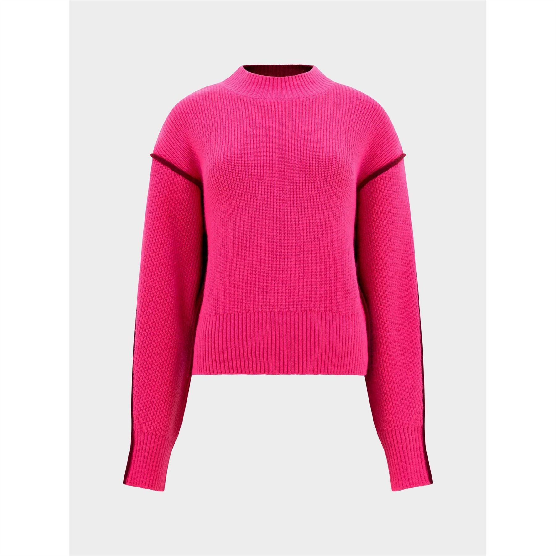 French Connection Long Sleeve Ribbed Sweater