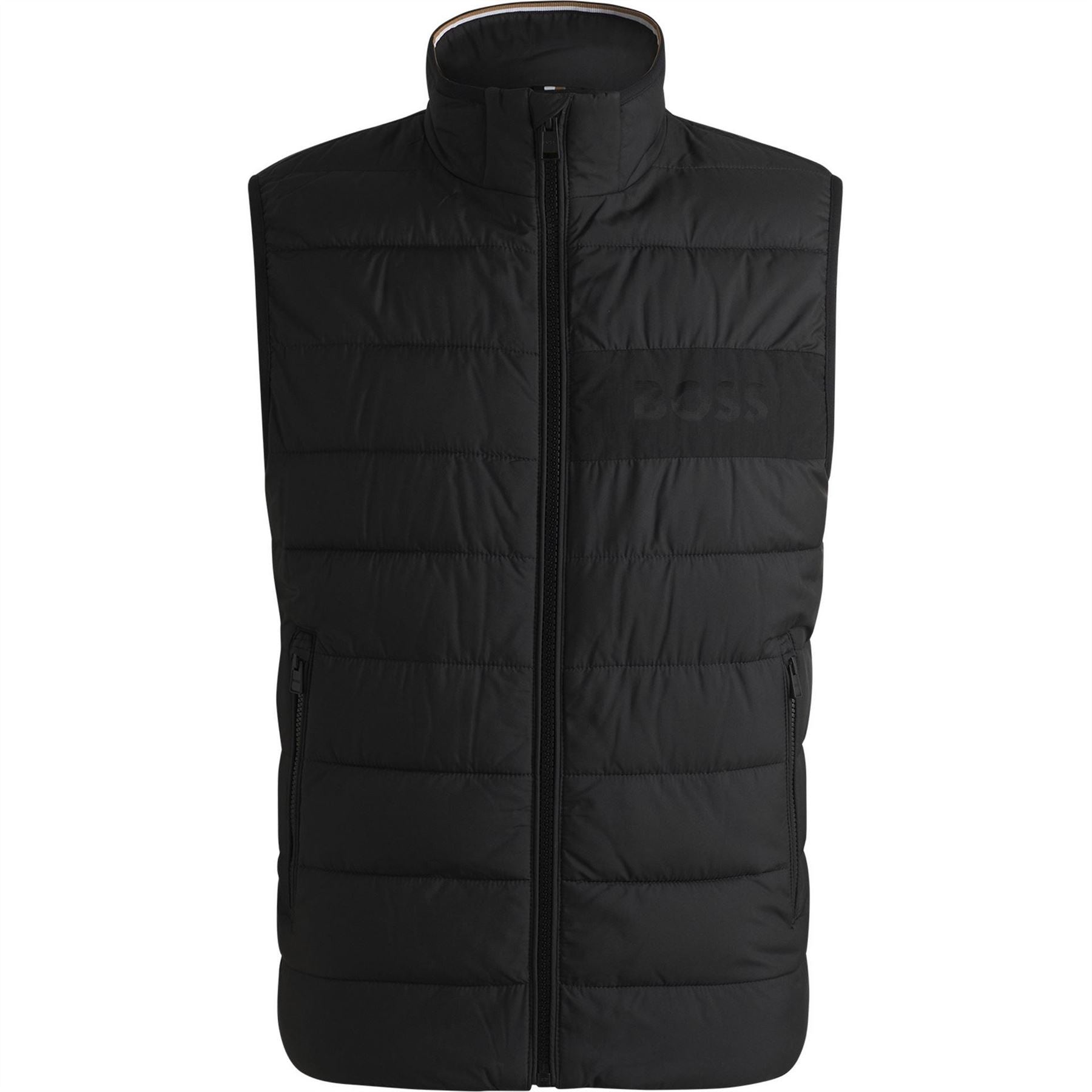 Boss H Cenito Padded Water Repellent Stand Collar Sleeveless Gilet