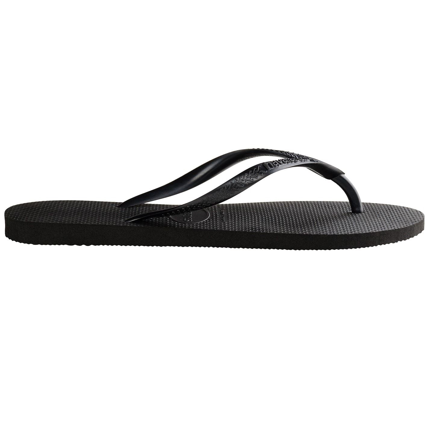 Havaianas Slim Textured Flat Heel Flip Flops