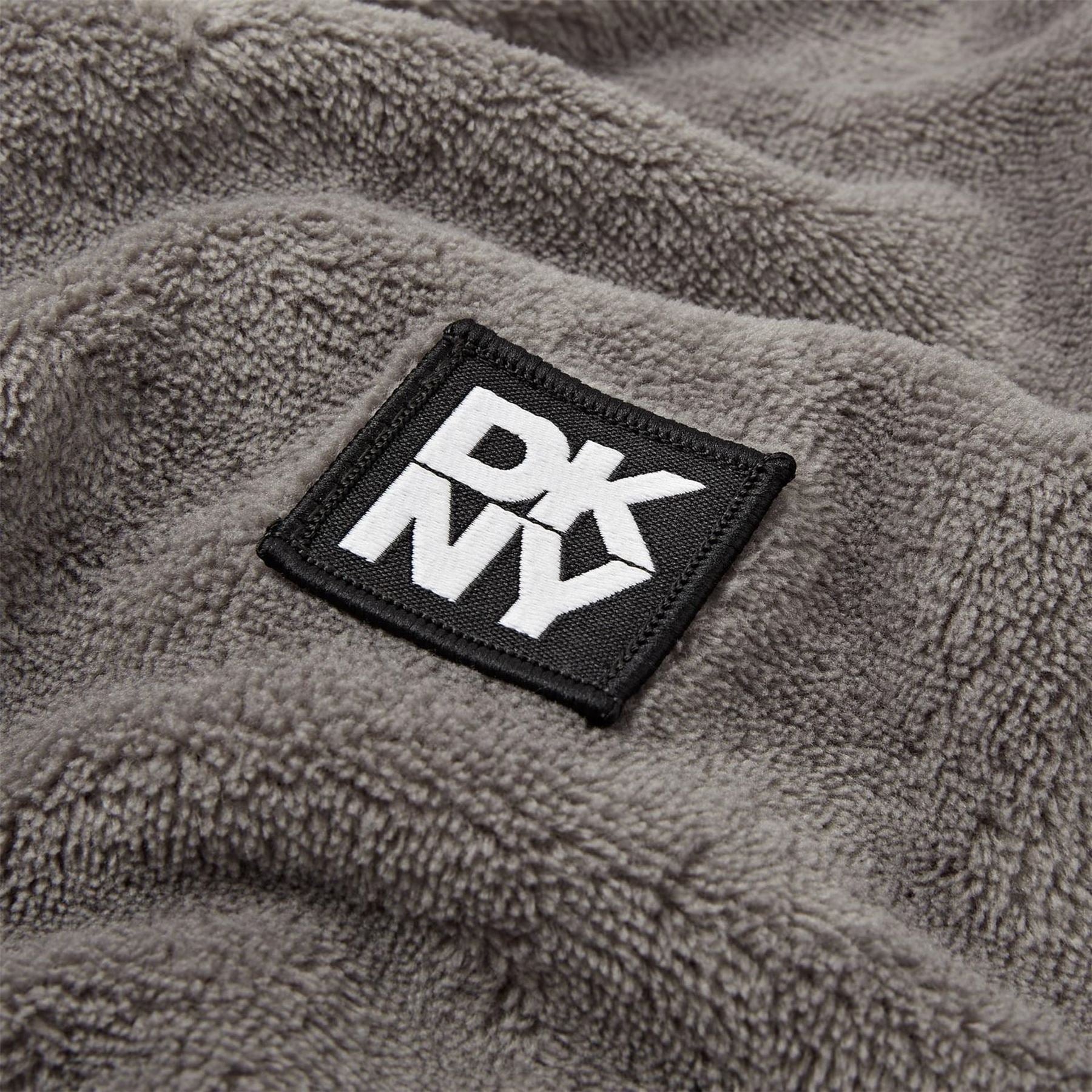 DKNY Mens Fleece Robe Trash Pandas