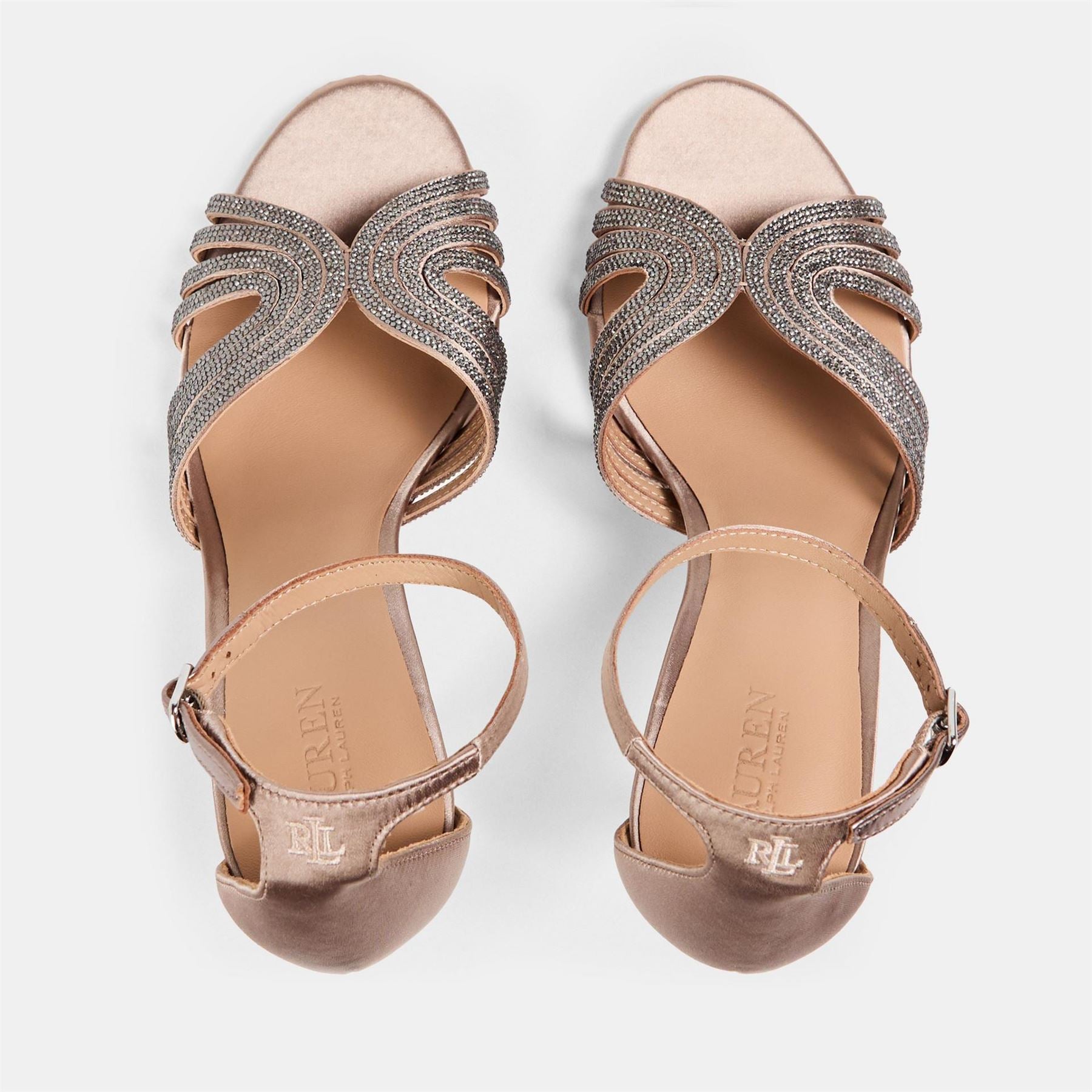 Lauren by Ralph Lauren Real Leather Allie Heeled Sandals