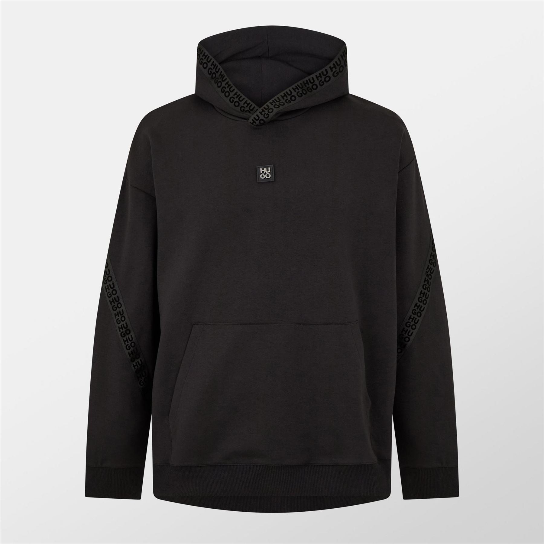 Hugo Dagarito Hooded Relaxed Fit Lettering Sweatshirt