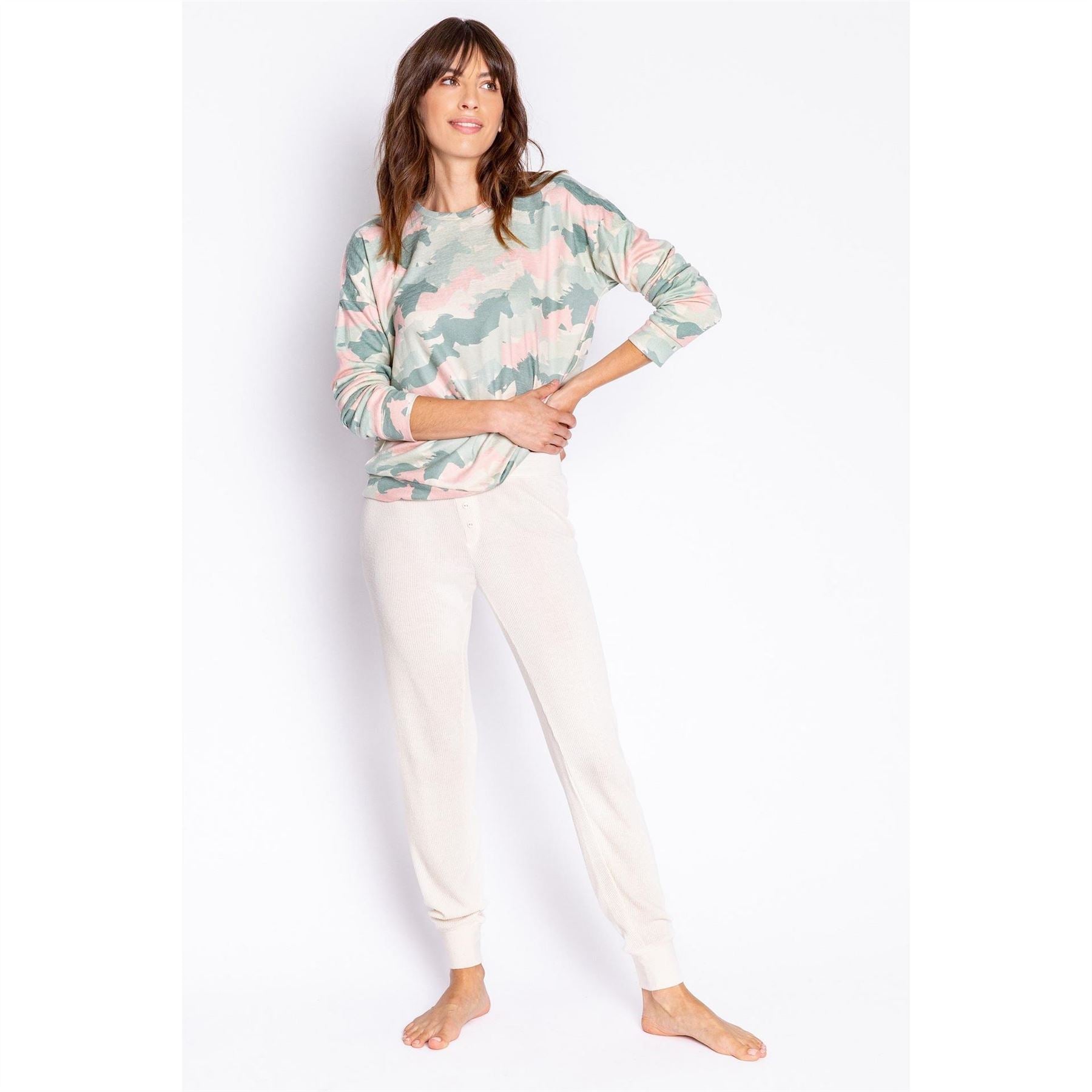 PJ Salvage Pyjama Long Sleeve Top