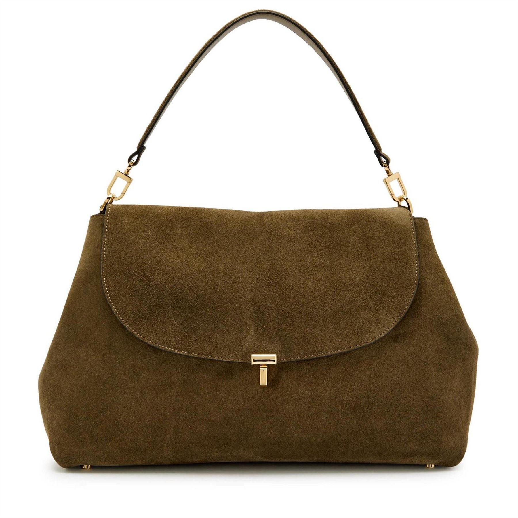 Toteme Lock Suede Satchel