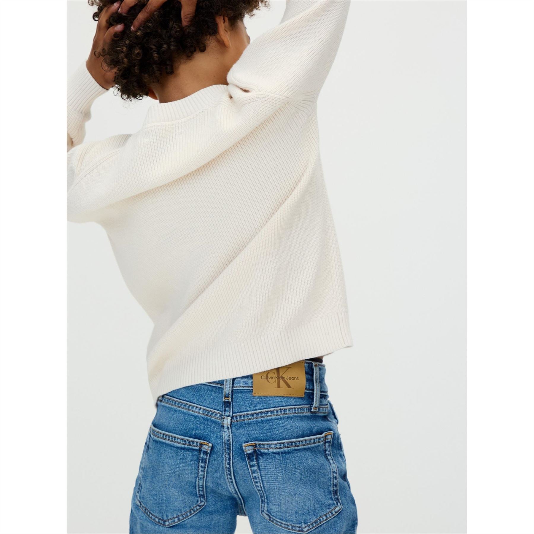 Calvin Klein Jeans Five Pocket Straight Leg Jeans
