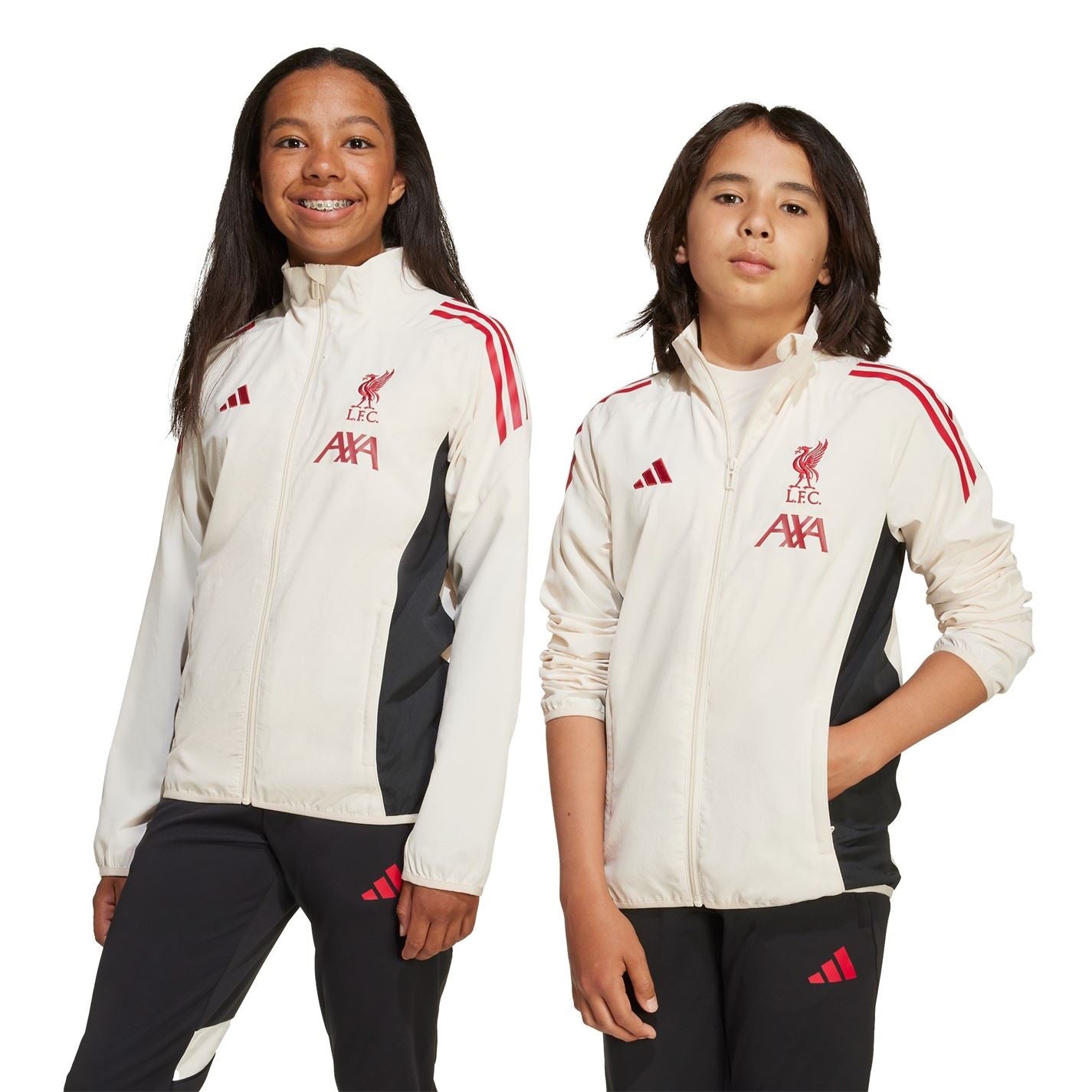 adidas Liverpool Pre Match Jacket 2025 2026 Juniors