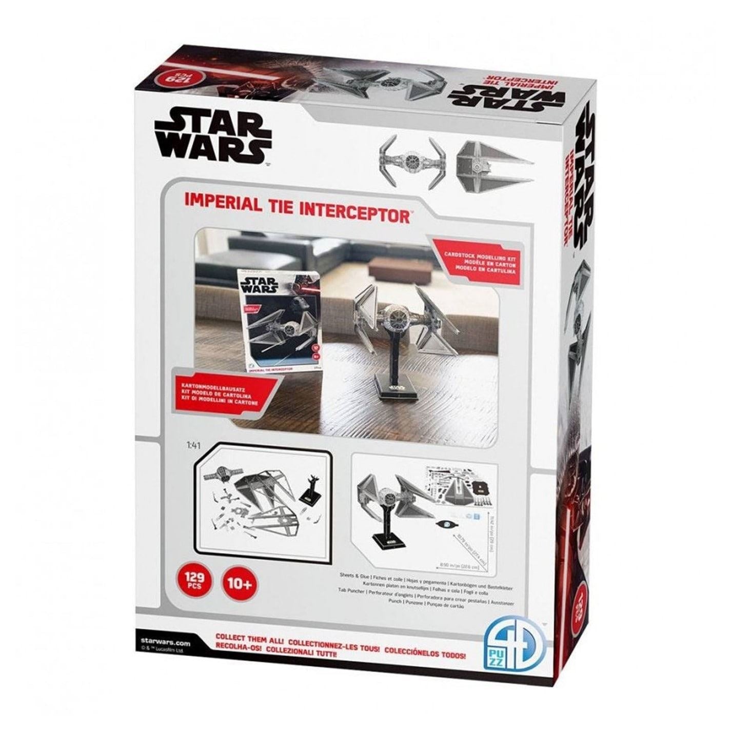 Star Wars Revell Imperial Tie Interceptor 3d Puzzle