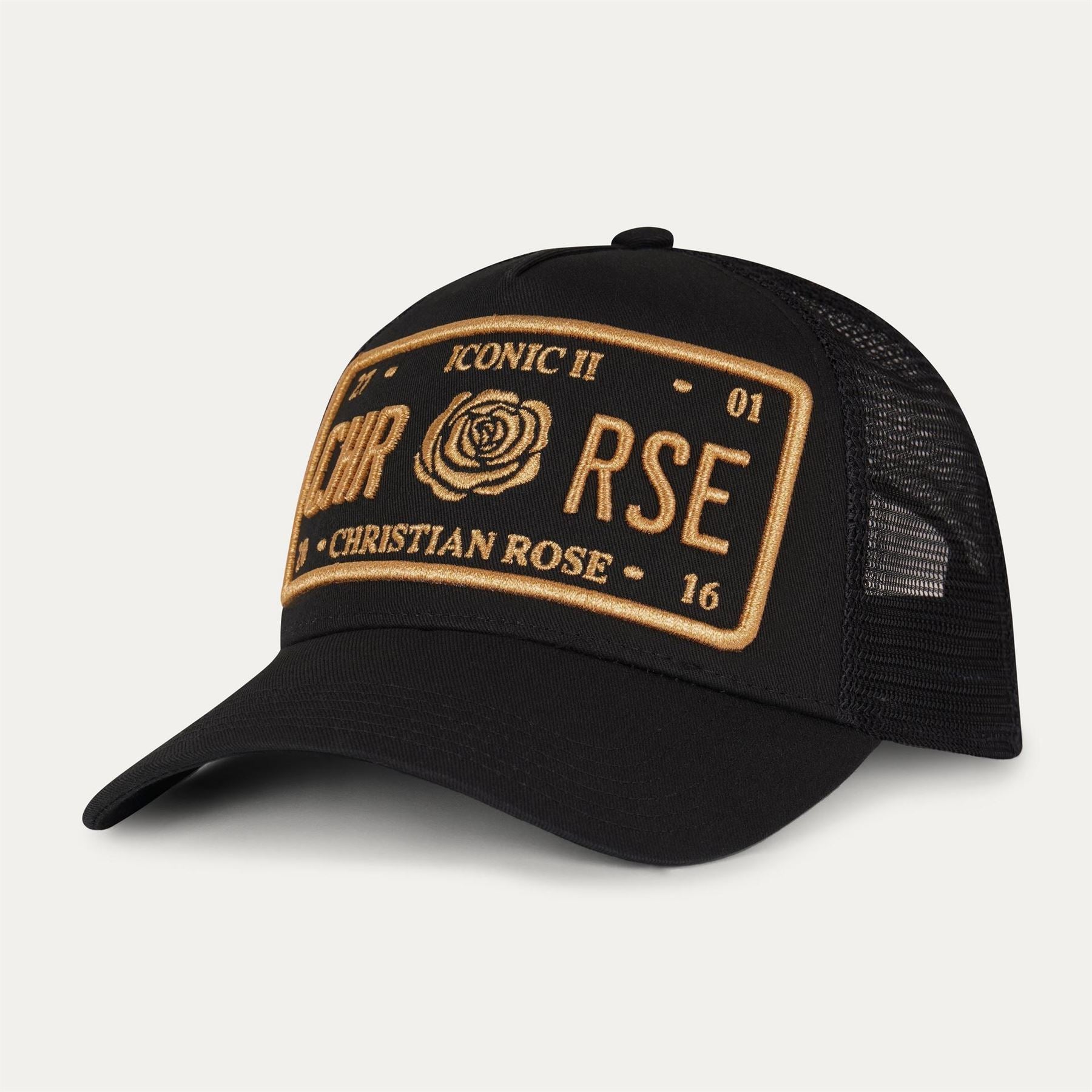Christian Rose Ii Plate Trucker Cap
